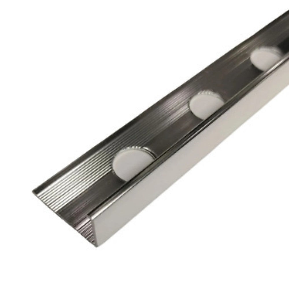 10 Pack Heavy Duty L-Shaped Aluminum Tile Edge Trim 10mm - Perfect for Bathroom, Kitchen & Shower Tiling Projects