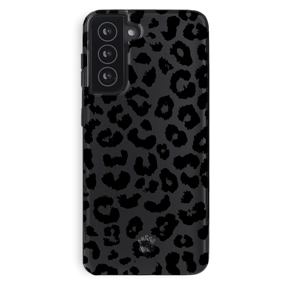 Samsung Galaxy Phone Case - Black Leopard Design | Durable Protective Cover for Samsung Galaxy S21/S22/S23 | Stylish Animal Print Case for Everyday Use & Travel