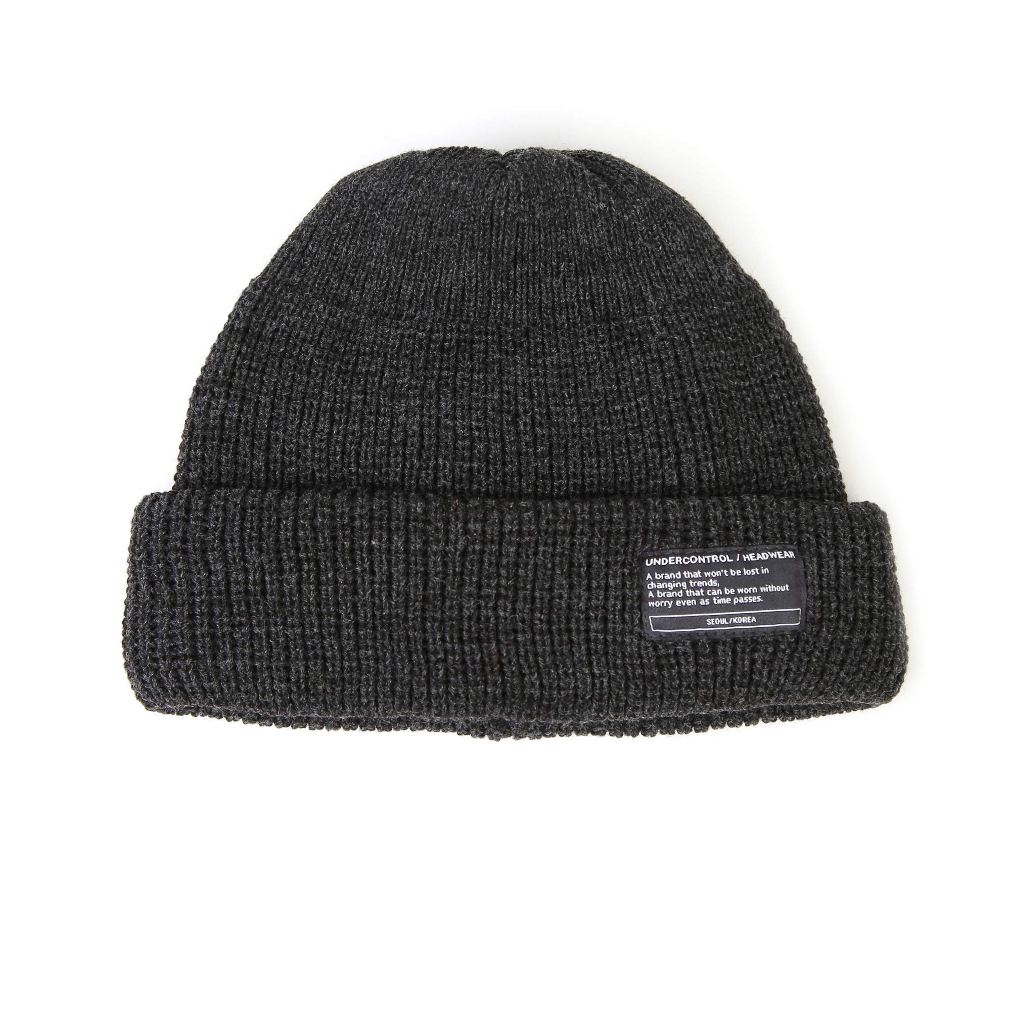 UNDERCONTROL Winter Fisherman Beanie for Men & Women - Unisex Docker Skull Cap, Roll-Up Watch Hat in Multiple Colors - Perfect for Cold Weather, Outdoor Activities & Casual Style