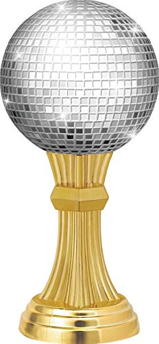 Personalized Pink Modern Dance Disco Ball Trophy with Engraving - Crown Awards for Dance Competitions, Recitals & Performances - Perfect for Ballet, Jazz & Hip Hop Dancers