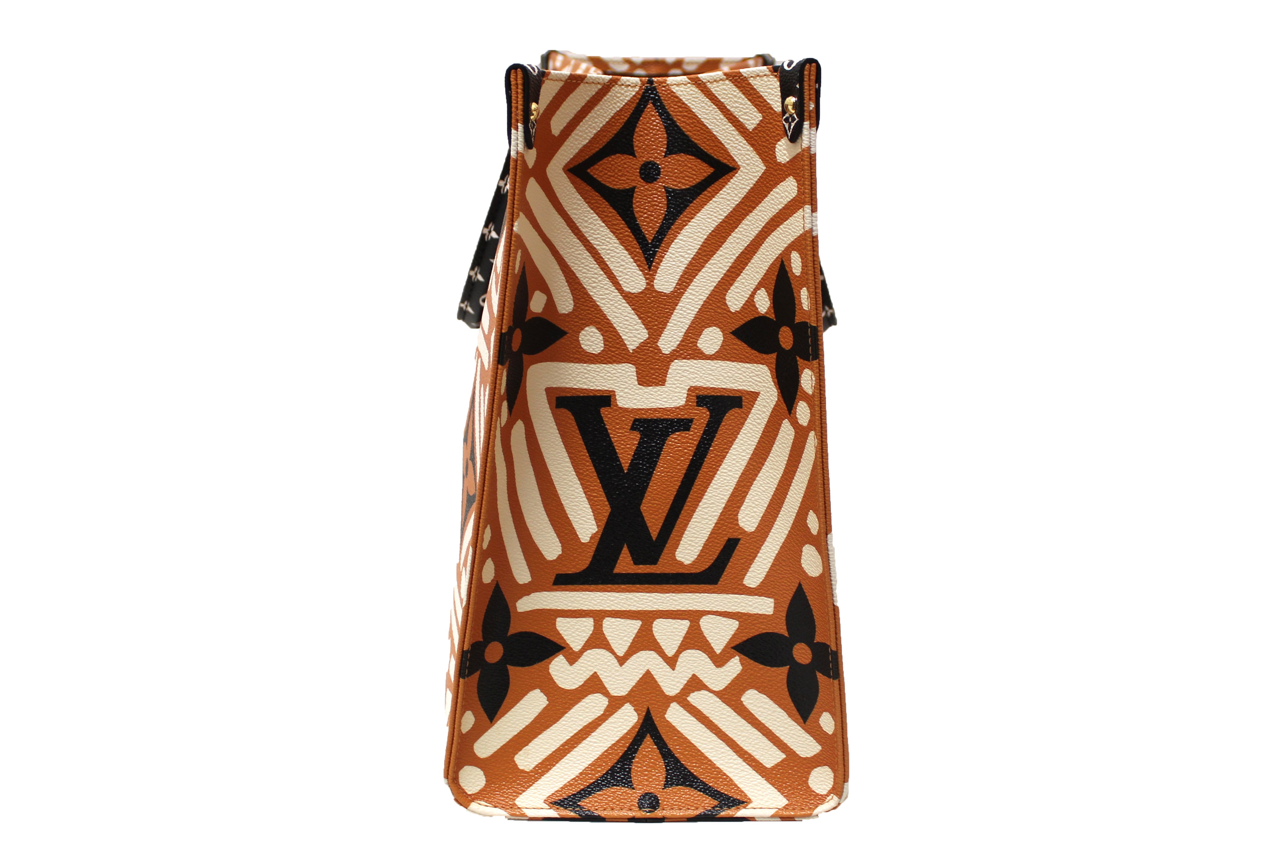 Authentic Louis Vuitton Limited Edition Crafty Monogram Giant OnTheGo GM Tote Bag - Luxury Designer Handbag for Women, Perfect for Work, Travel & Everyday Use