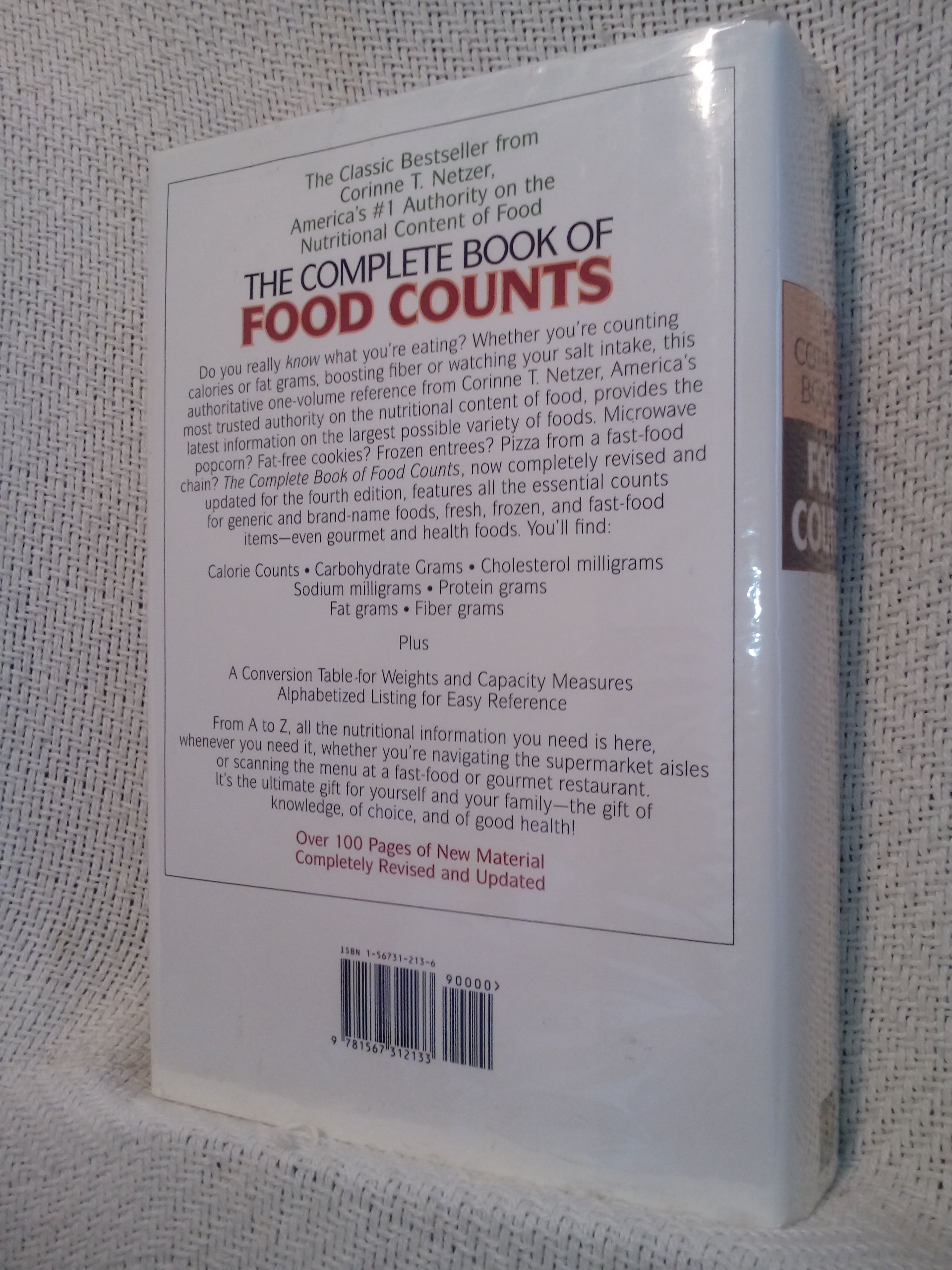 The Complete Book of Food Counts: Nutrition Facts, Calorie Counter & Diet Guide for Healthy Eating - Perfect for Meal Planning, Weight Loss & Fitness Tracking
