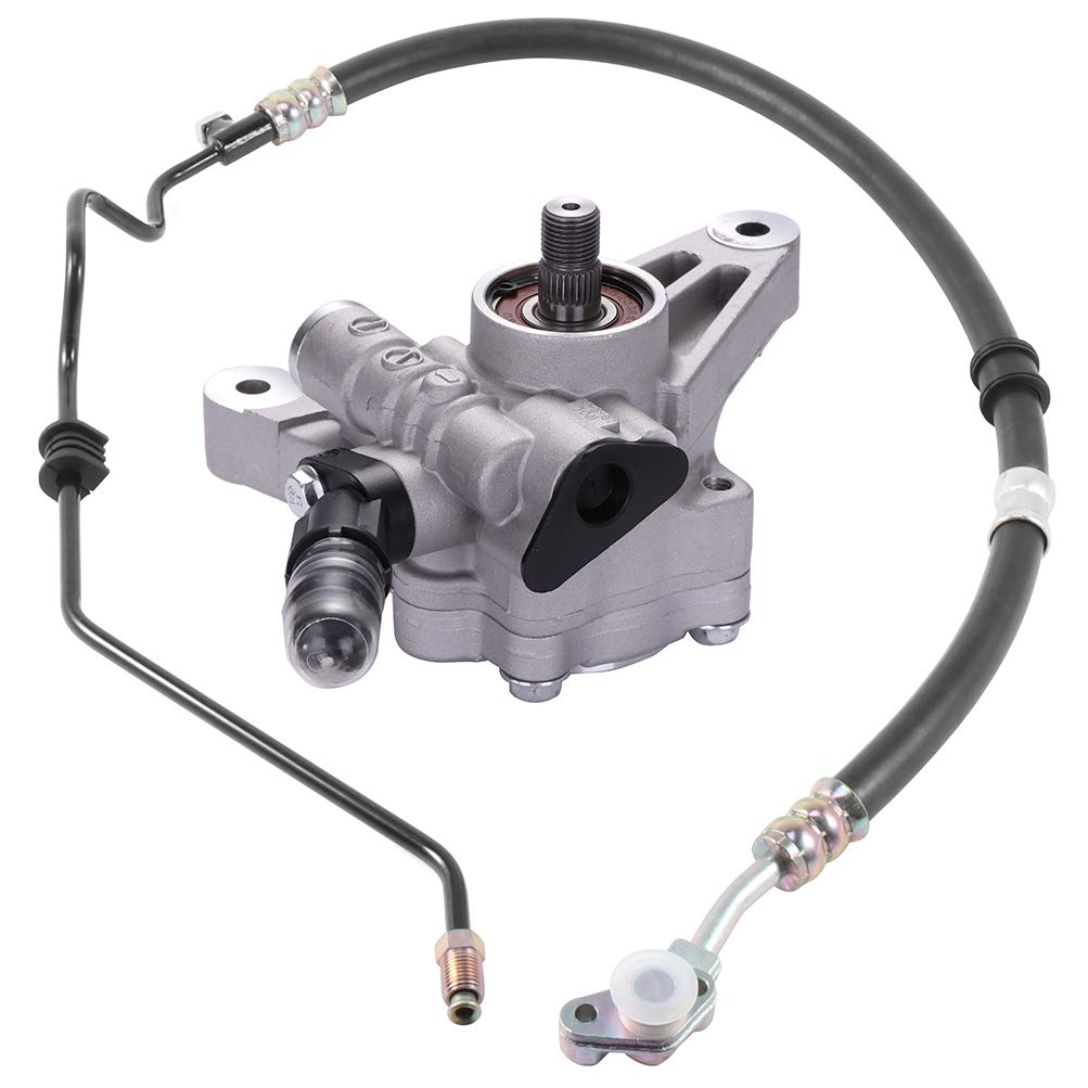OCPTY 21-5442 53713SHJA02 Power Steering Pump Kit with Pressure Hose Assembly - Compatible with 2008-2010 Honda Odyssey - 2PC Set - Perfect for Smooth Steering & Vehicle Maintenance