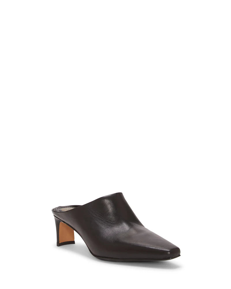 Alexie Kitten Heel Mule Shoes for Women - Comfortable Black Slip-On Loafers | Perfect for Office, Party & Casual Wear