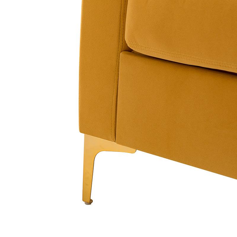 Luxury Didyme Velvet Club Armchair - Modern Accent Chair for Living Room, Bedroom & Office - Plush Upholstered Lounge Chair with Sturdy Wooden Legs - Perfect for Reading Nook, Home Theater & Cozy Spaces