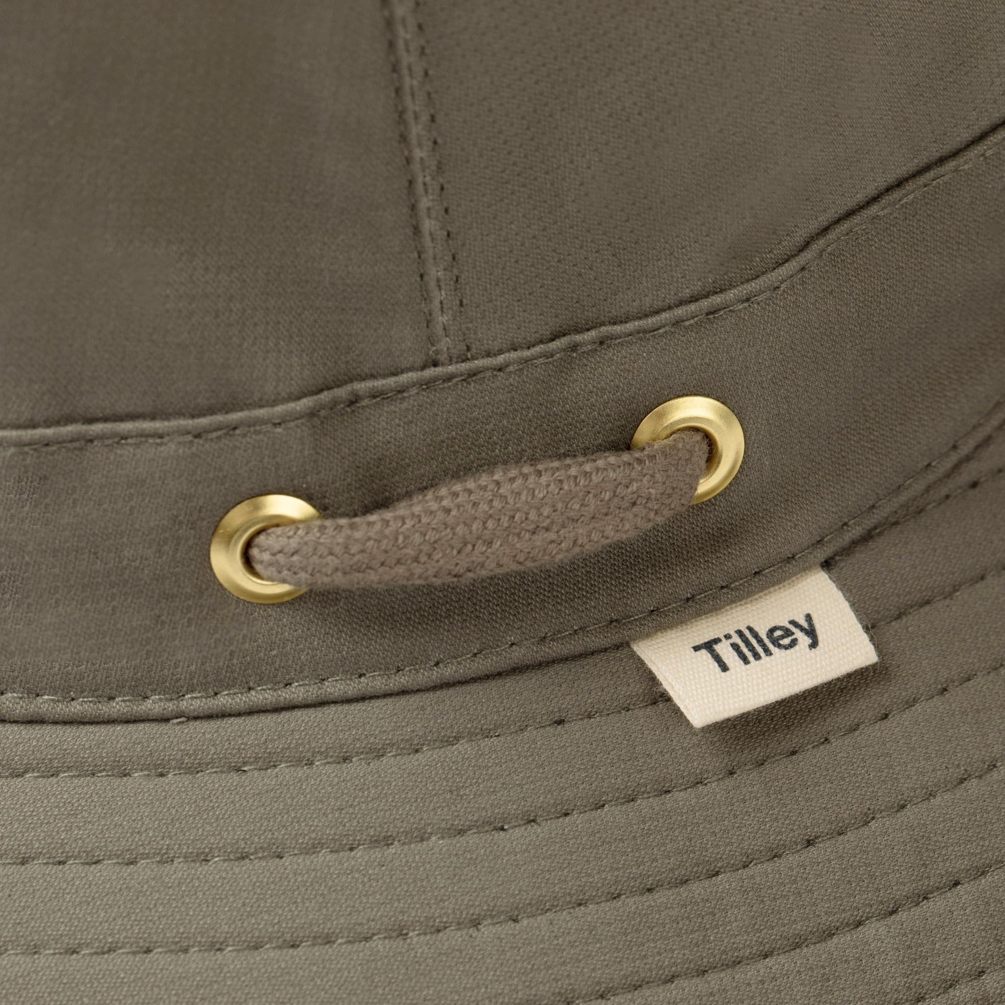 Tilley T5MO Organic Airflo Sun Hat for Men - UPF 50+ UV Protection, Breathable Travel & Outdoor Hat, Olive Green, Size 7.25 (US) - Perfect for Hiking, Fishing, Gardening & Beach Activities