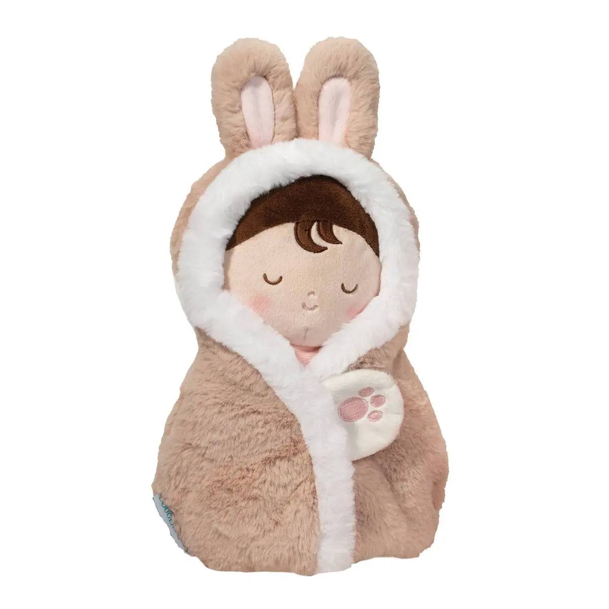 Soft Plush Baby Cuddle Hug Bunny Stuffed Animal Toy - Perfect for Nursery Decor, Newborn Gifts & Toddler Comfort (Gray) | Ideal for Bedtime Snuggles, Playtime & Sensory Development