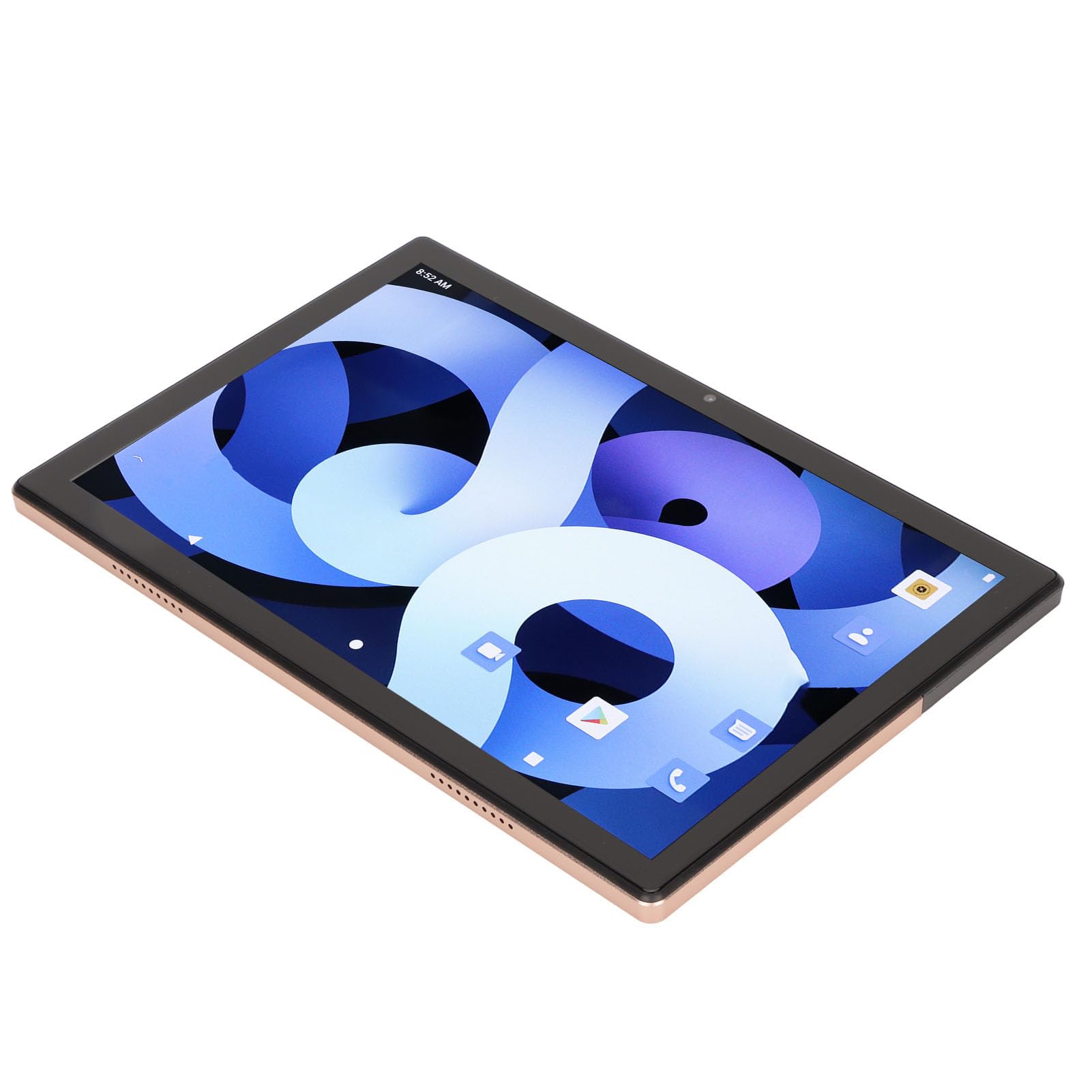 Haofy 10.1 Inch Smart Tablet - 8 Core High Performance Android Tablet with WiFi, HD Display for Work & Entertainment (Gold) | Perfect for Video Conferencing, Online Learning & Business Productivity