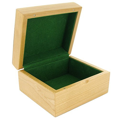 Maple Wood Keepsake Box - Handcrafted Memory Storage for Jewelry, Photos & Mementos | Perfect Wedding, Anniversary & Birthday Gift Idea