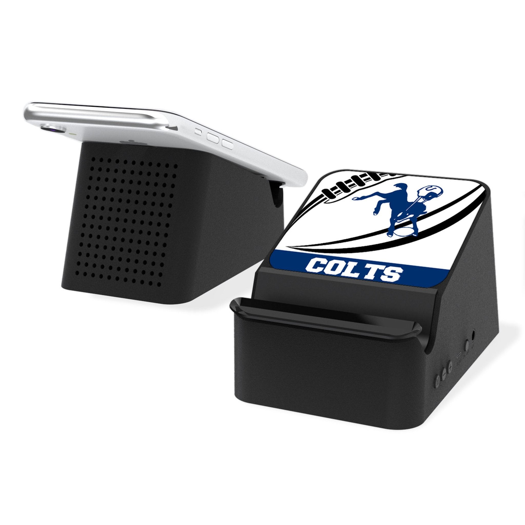 Baltimore Colts 1946 Historic Collection Wireless Charging Station with Bluetooth Speaker - Perfect for NFL Fans, Home Office & Game Day Decor