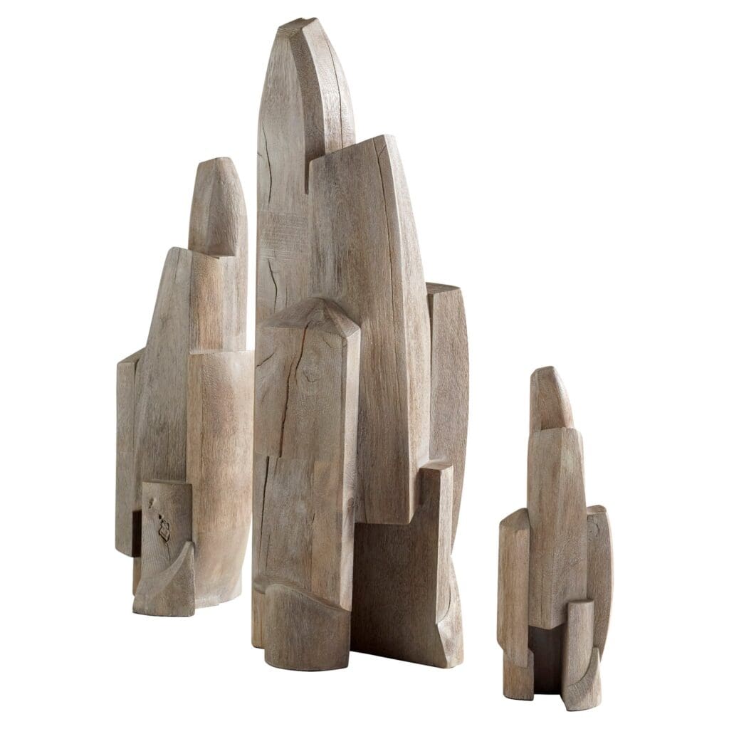 Cyan Design 11287 Tranquility Sculpture - Weathered Grey Large Home Decor Statue for Living Room, Garden, or Office Decoration