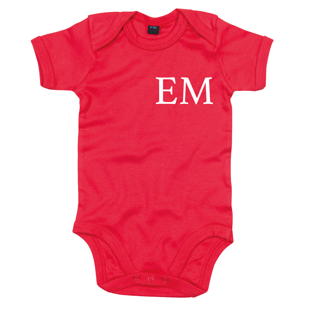 Personalized Baby Vest with Initials - Custom Monogram Infant Bodysuit for Boys & Girls - Perfect for Newborn Photos, Baby Showers, and Gifts