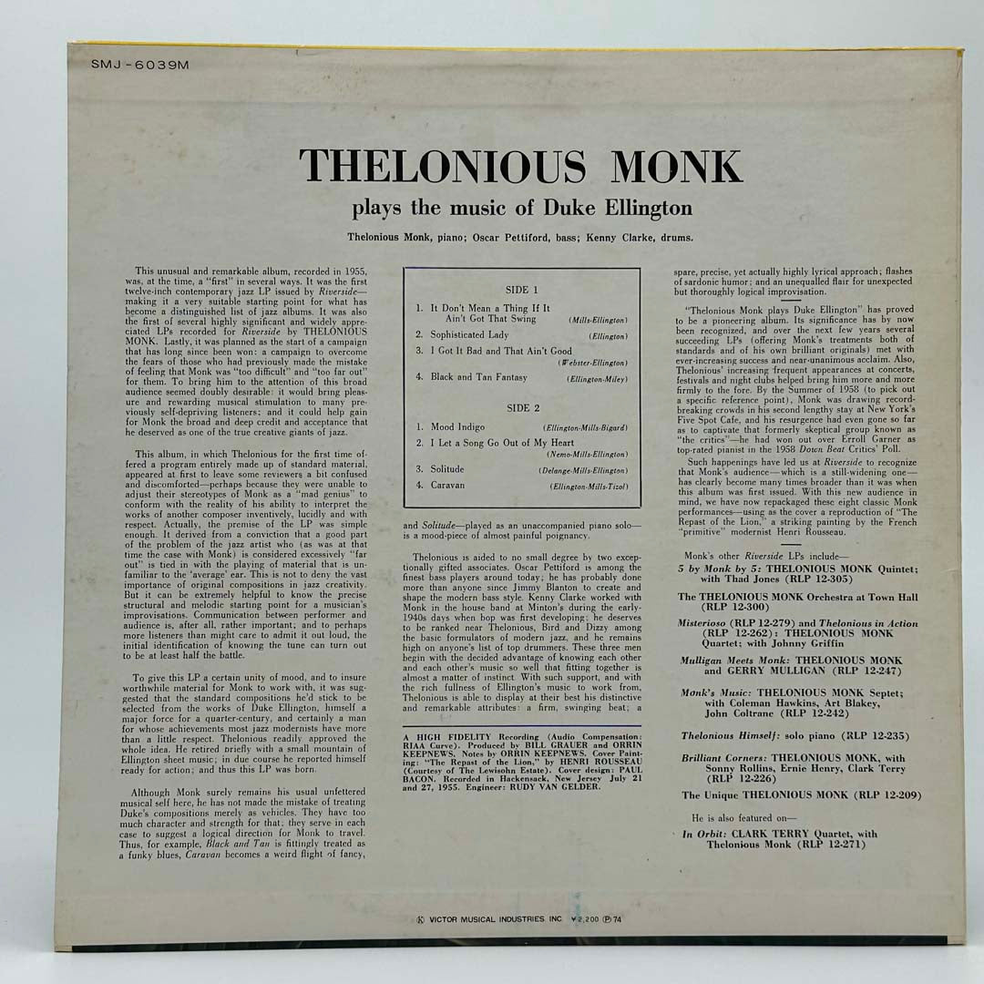 Thelonious Monk Jazz Music Album - Classic Jazz Collection for Relaxation, Study & Coffee Time