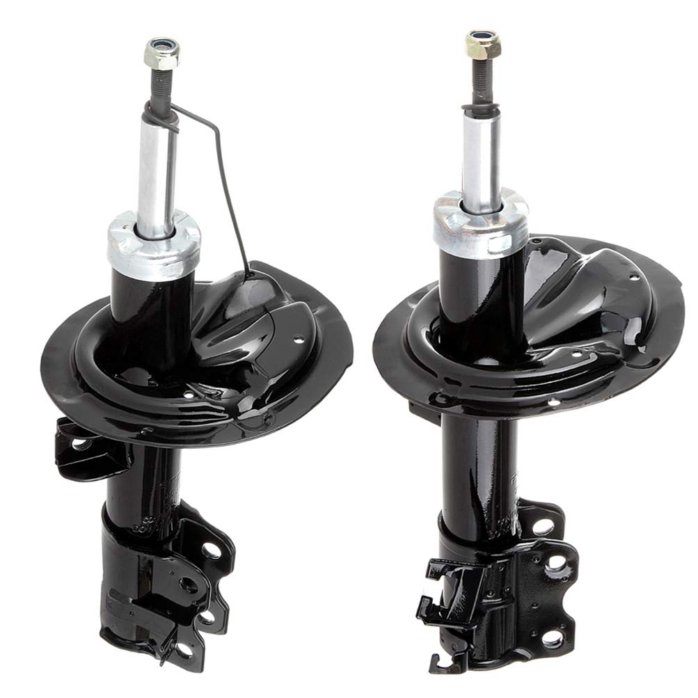 2x AUTOMUTO Shock Absorbers Struts - Compatible with 2002-2006 Nissan Altima (Front) - Replacement for OEM 334337 & 334336 - Smooth Ride & Enhanced Stability for City Driving & Highway Commutes