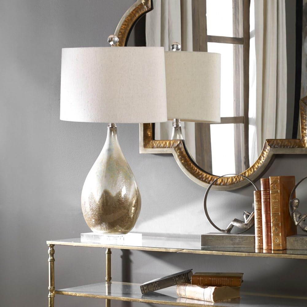 Uttermost Flavian - Stylish 1-Light Table Lamp for Living Room, Bedroom & Office Decor | Modern Accent Lighting