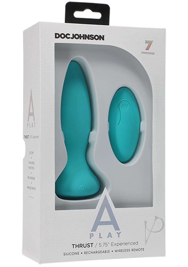 Remote Control Anal Plug for Beginners & Advanced Users - Teal - Perfect for Solo Play & Couples Fun