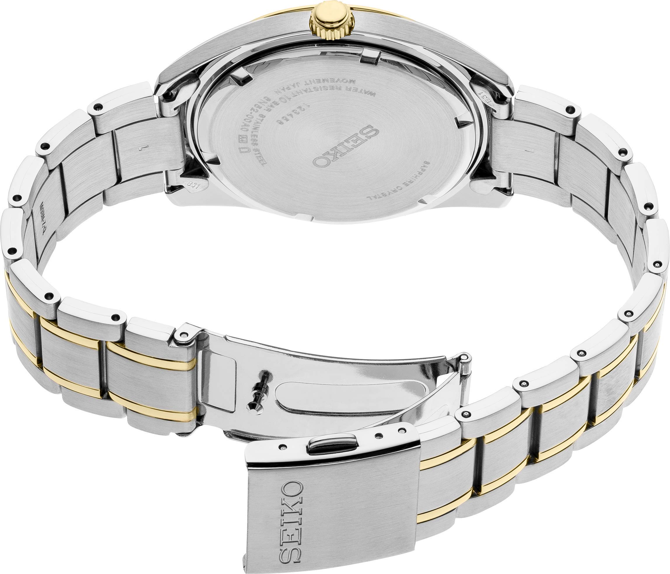 Seiko Essentials White Dial Watch - Stylish & Reliable Timepiece for Men & Women | Perfect for Office, Casual Wear & Special Occasions