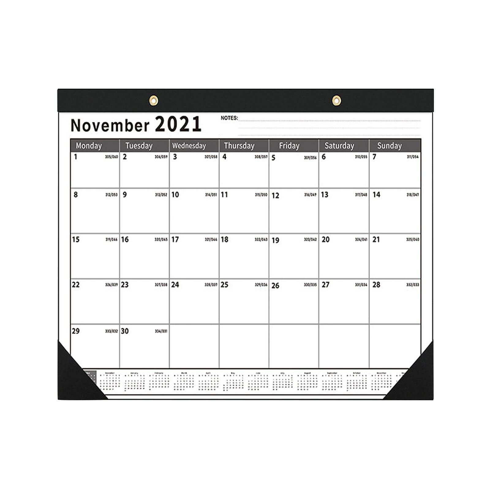 2022 Wall & Desk Calendar with 5-Minute Timer - Vertical Office Planner for Home, School & Work Organization - Perfect for Scheduling, Time Management & Productivity