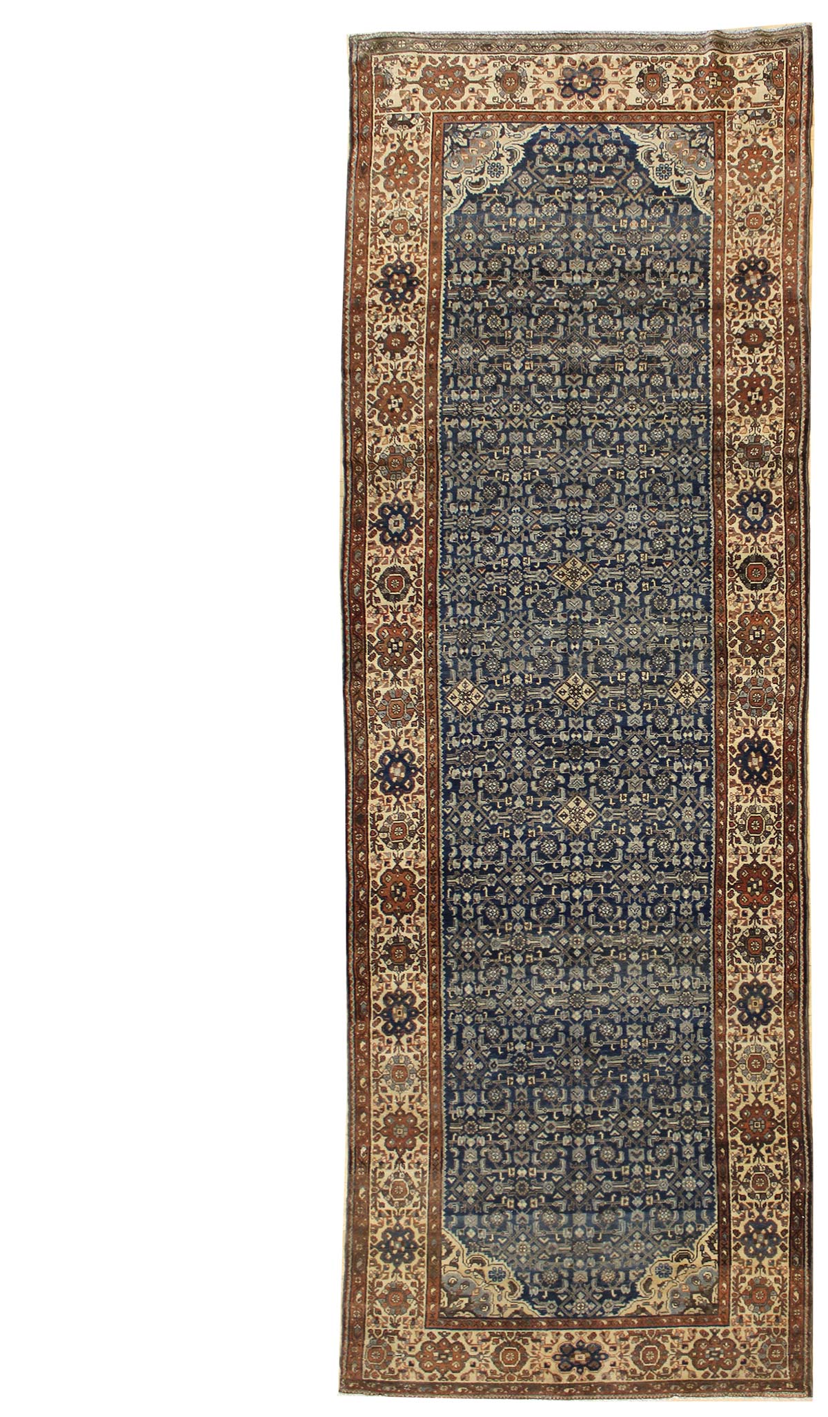 Vintage Hamadan Handwoven Tribal Rug - Authentic Persian Carpet JF6691 for Living Room, Bedroom & Home Decor