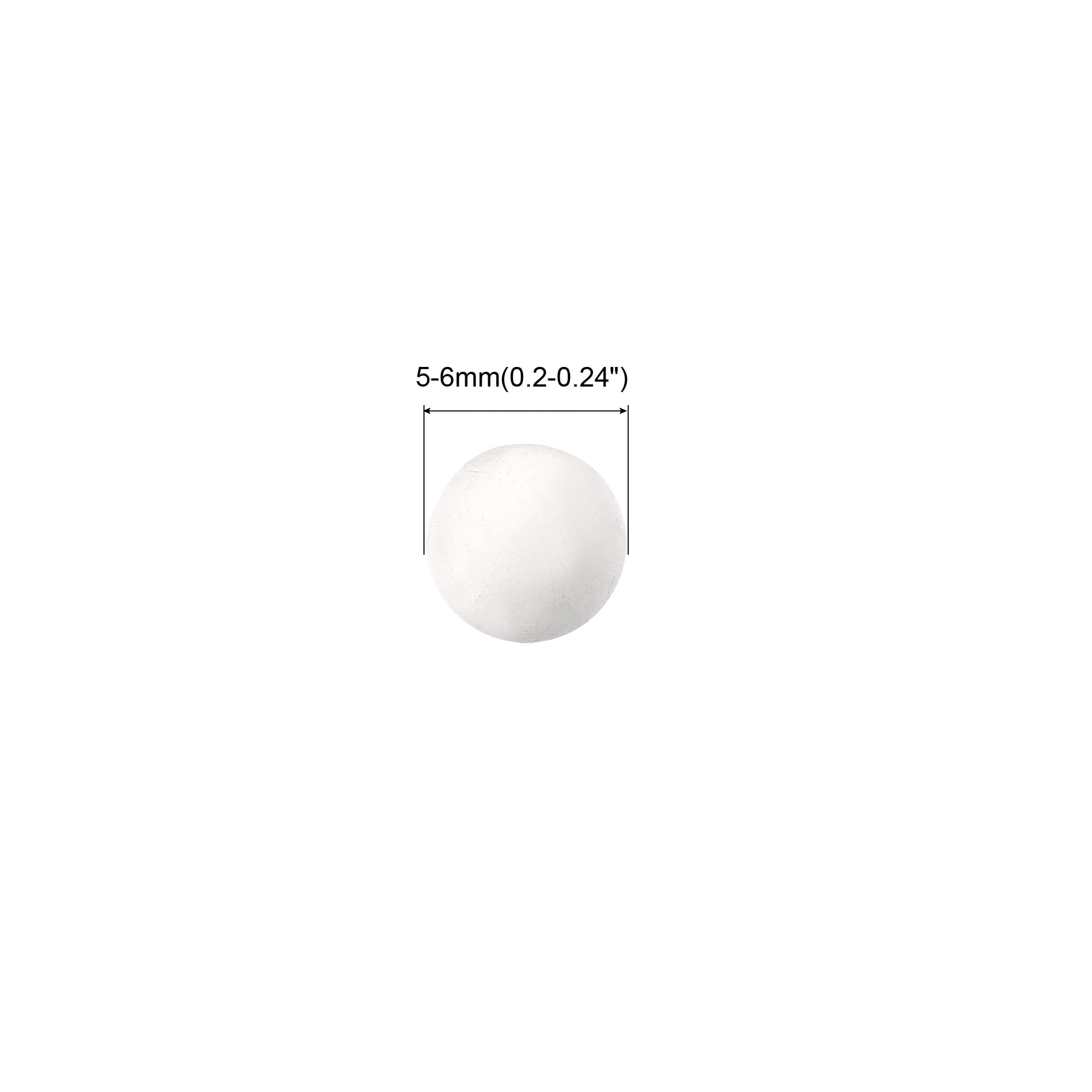 Premium White Clay Pebbles 5-6mm (0.22 lbs) - Hydroponic Growing Media for Indoor Plants, Orchids, Bonsai Trees | Ideal for Hydroponics, Aquaponics, Vase Fillers & Home Gardening Decor