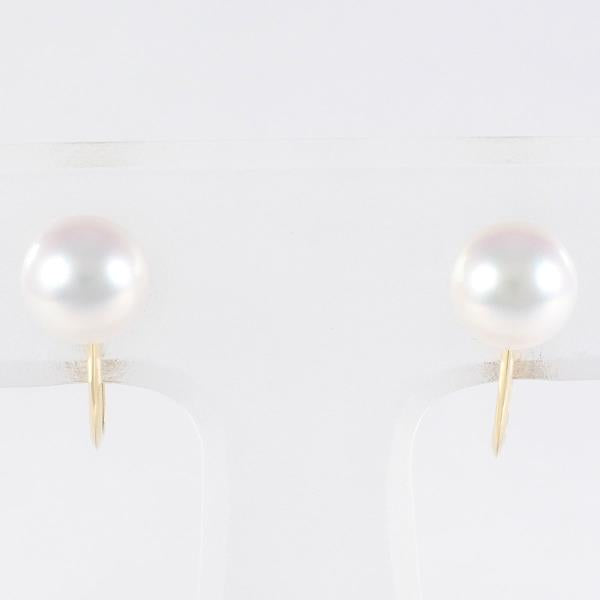 18K Yellow Gold Pearl Earrings for Women - Elegant Stud or Drop Earrings for Wedding, Party & Special Occasions