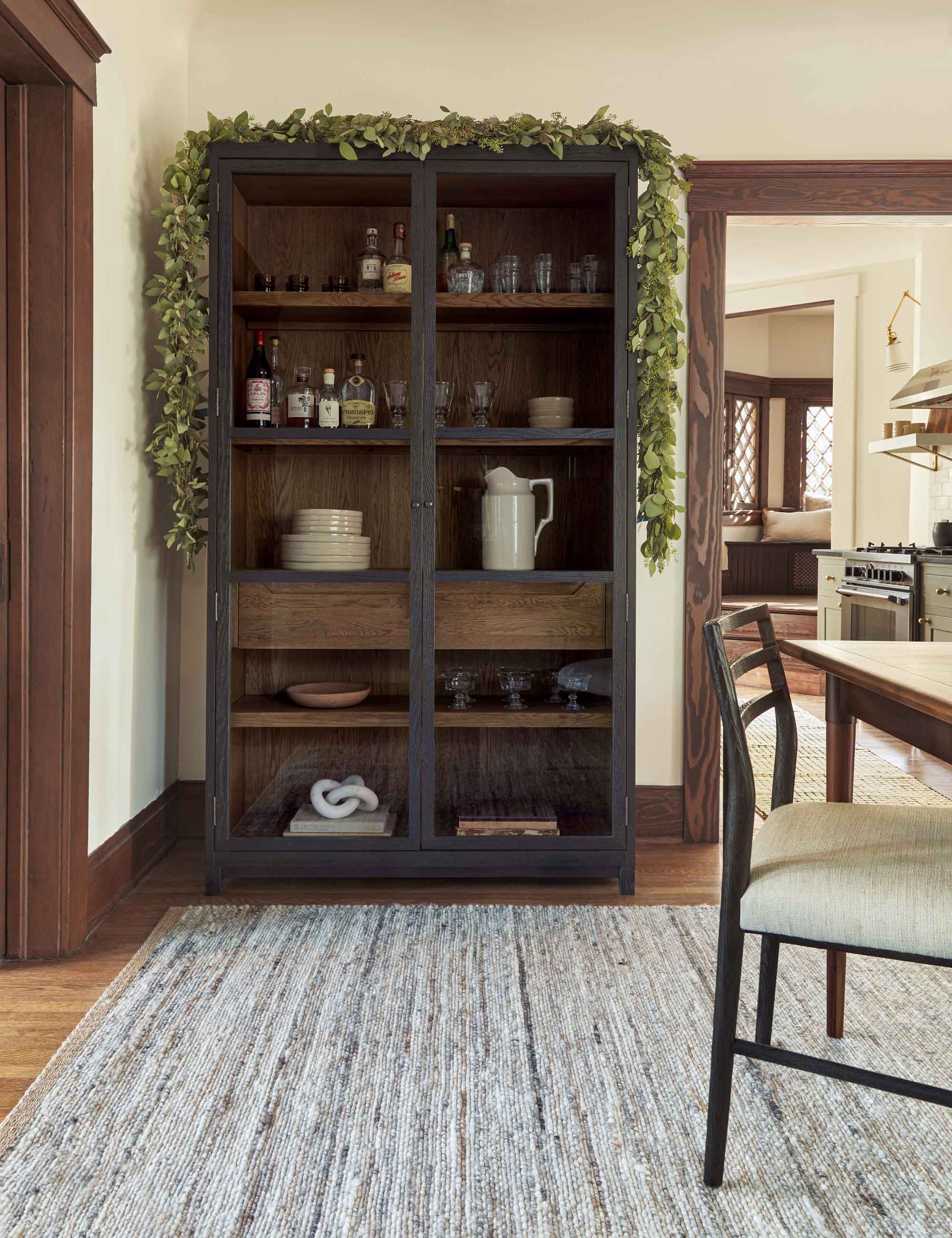 Stylish Carly Curio Cabinet - Glass Display Case for Collectibles & Home Decor - Perfect for Living Room, Dining Room, or Office Showcase