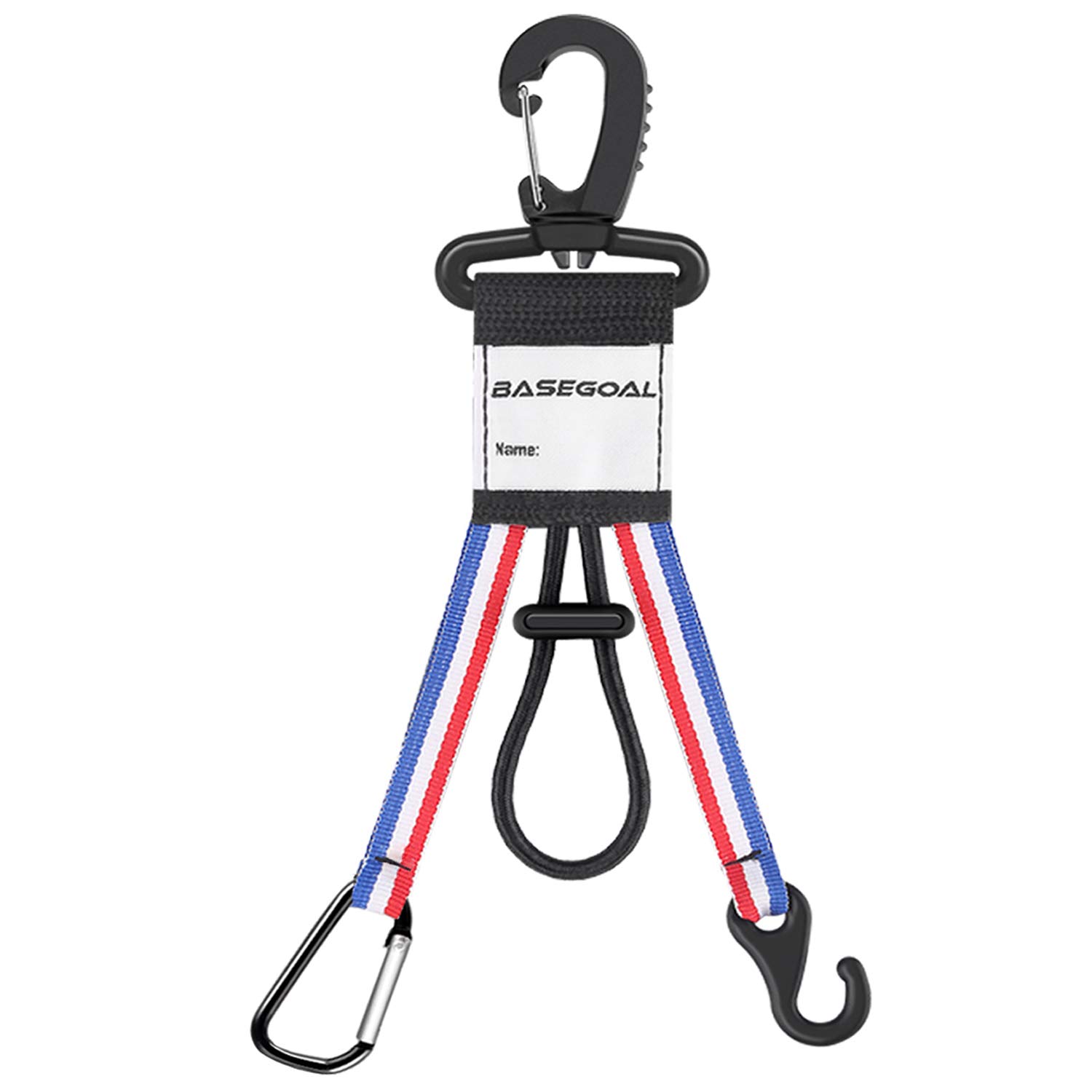 Baseball & Softball Dugout Gear Hanger - Heavy Duty Fence Hook Organizer for Bats, Gloves & Equipment | Multi-Purpose Sports & Outdoor Hanging Solution for Camping, Hiking, Mountaineering & Water Bottle Storage
