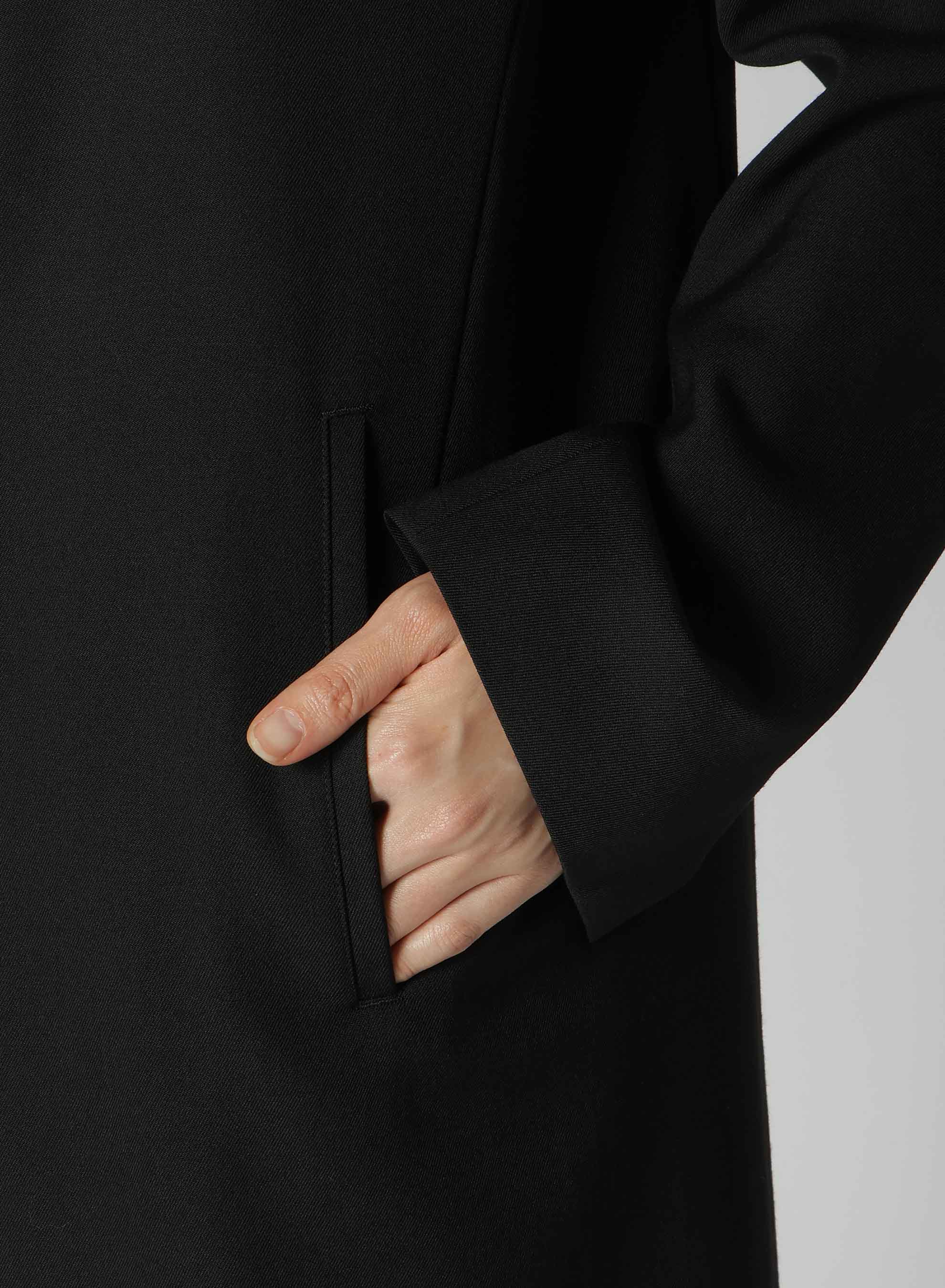 60% Wool Gabardine Double-Layered Long Coat for Men & Women | Warm Winter Overcoat for Office, Travel & Formal Occasions