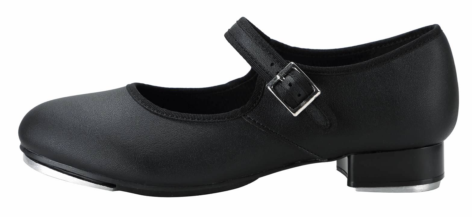 Linodes Unisex PU Leather Tap Dance Shoes with Easy Strap - Comfortable Men's & Women's Dance Shoes for Beginners & Professionals - Perfect for Jazz, Broadway, and Dance Performances