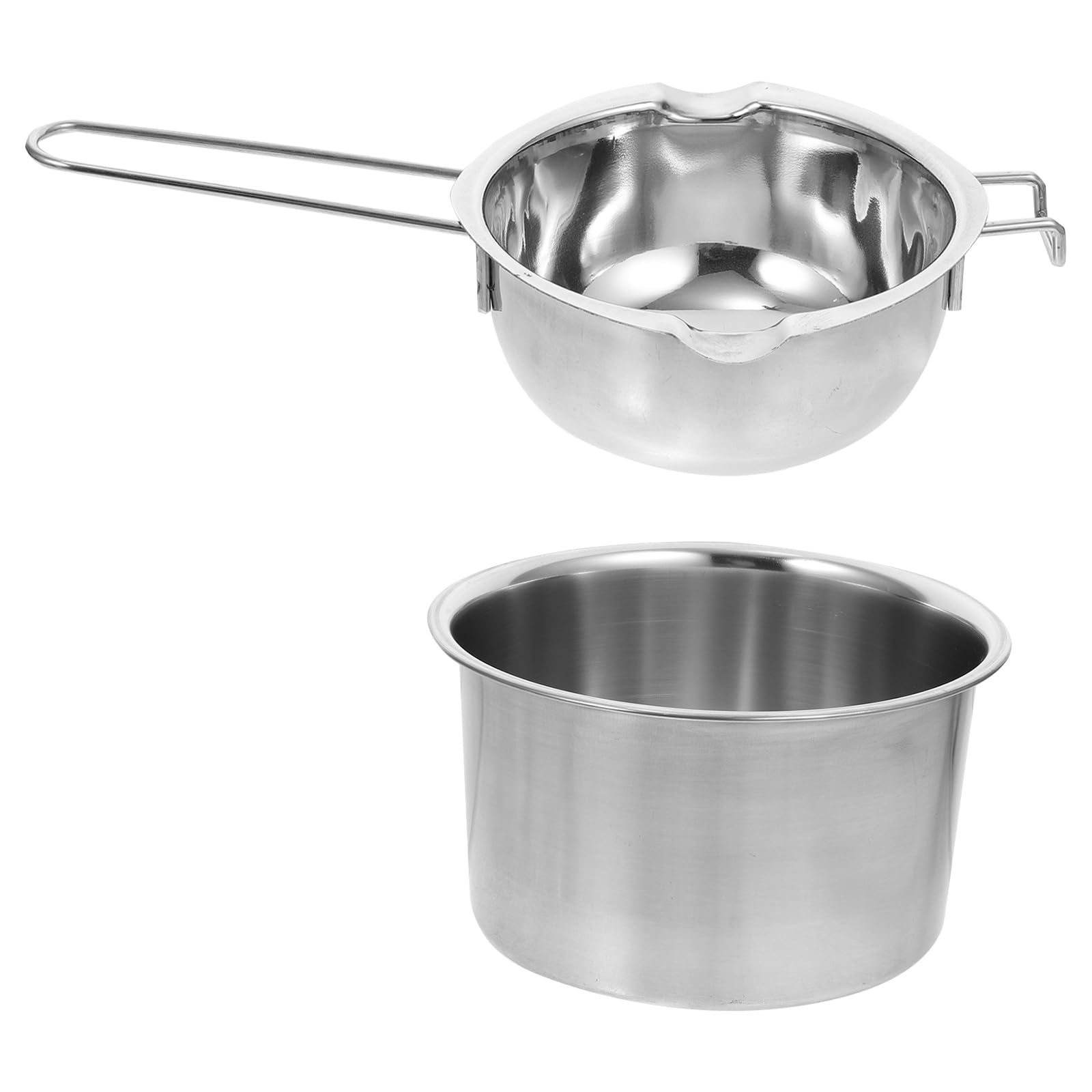 Premium 600ml Stainless Steel Double Boiler Pot - Perfect for Melting Chocolate, Candy, Candle Wax & Soap Making | Healifty Professional Melting Pot for Home Bakers & DIY Crafters | Ideal for Chocolate Fondue, Candle Crafting & Soap Making Projects