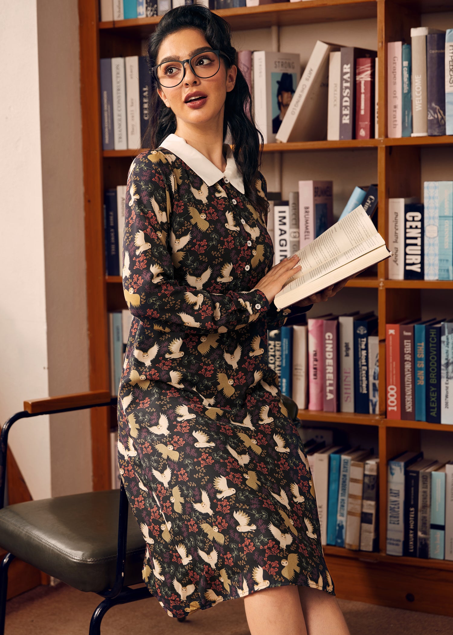 Elegant Floral Print Gourd Midi Dress for Women - Perfect for Summer Parties, Weddings & Casual Outings