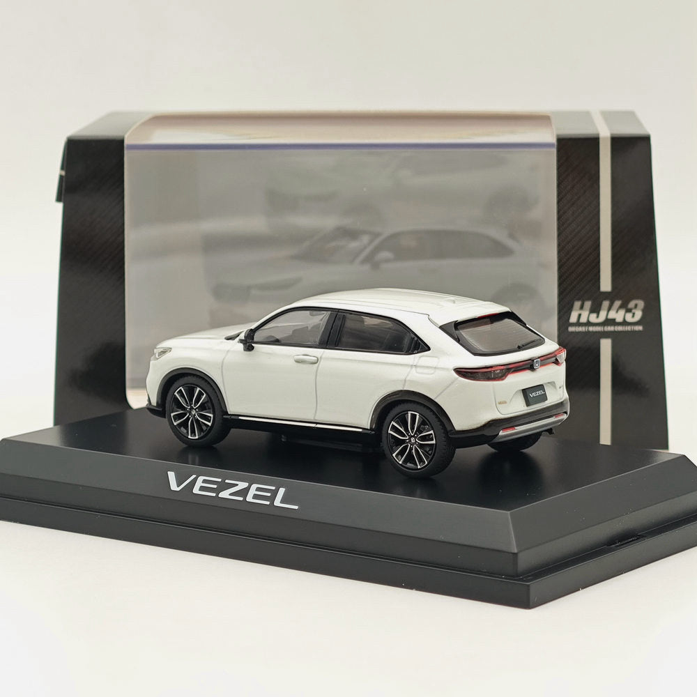 1/43 Scale Honda VEZEL Platinum White Pearl Diecast Model Car - Collectible Miniature Vehicle for Display, Gifts & Car Enthusiasts