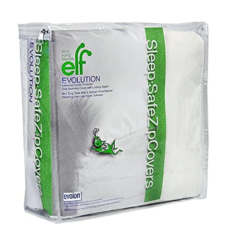 Sleep Safe ZipCover 6 Gauge Zippered Box Spring Encasement - Queen Size 60x80x9 Inches | Premium Mattress Protector Cover for Dust Mites & Allergies | Perfect for Bedroom, Guest Room & Dorm Use