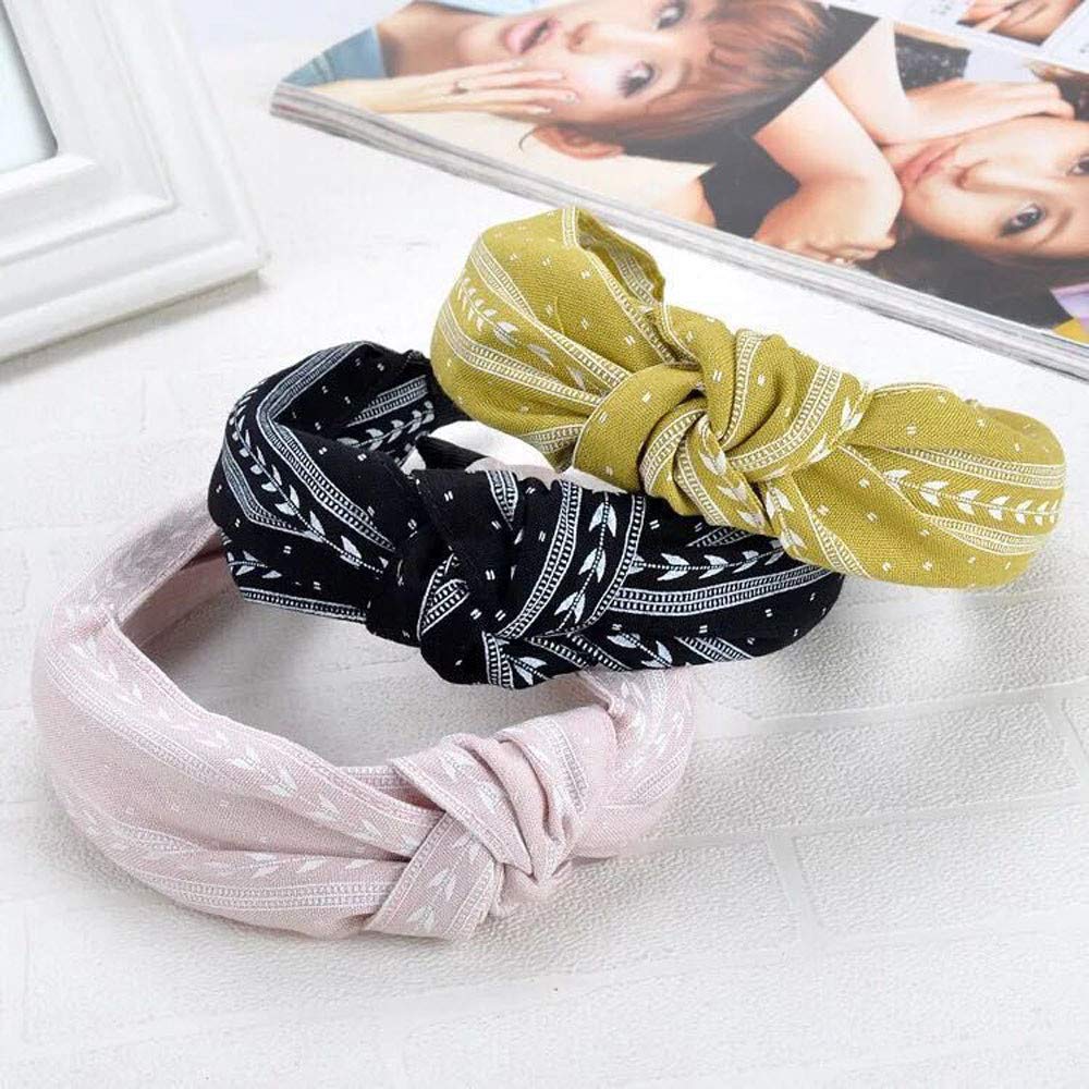 Women's Fashion Hairbands - Bow & Cross Knot Headbands for Girls, Sweet & Simple Hair Accessories | Perfect for Everyday Wear, Parties & Gifts