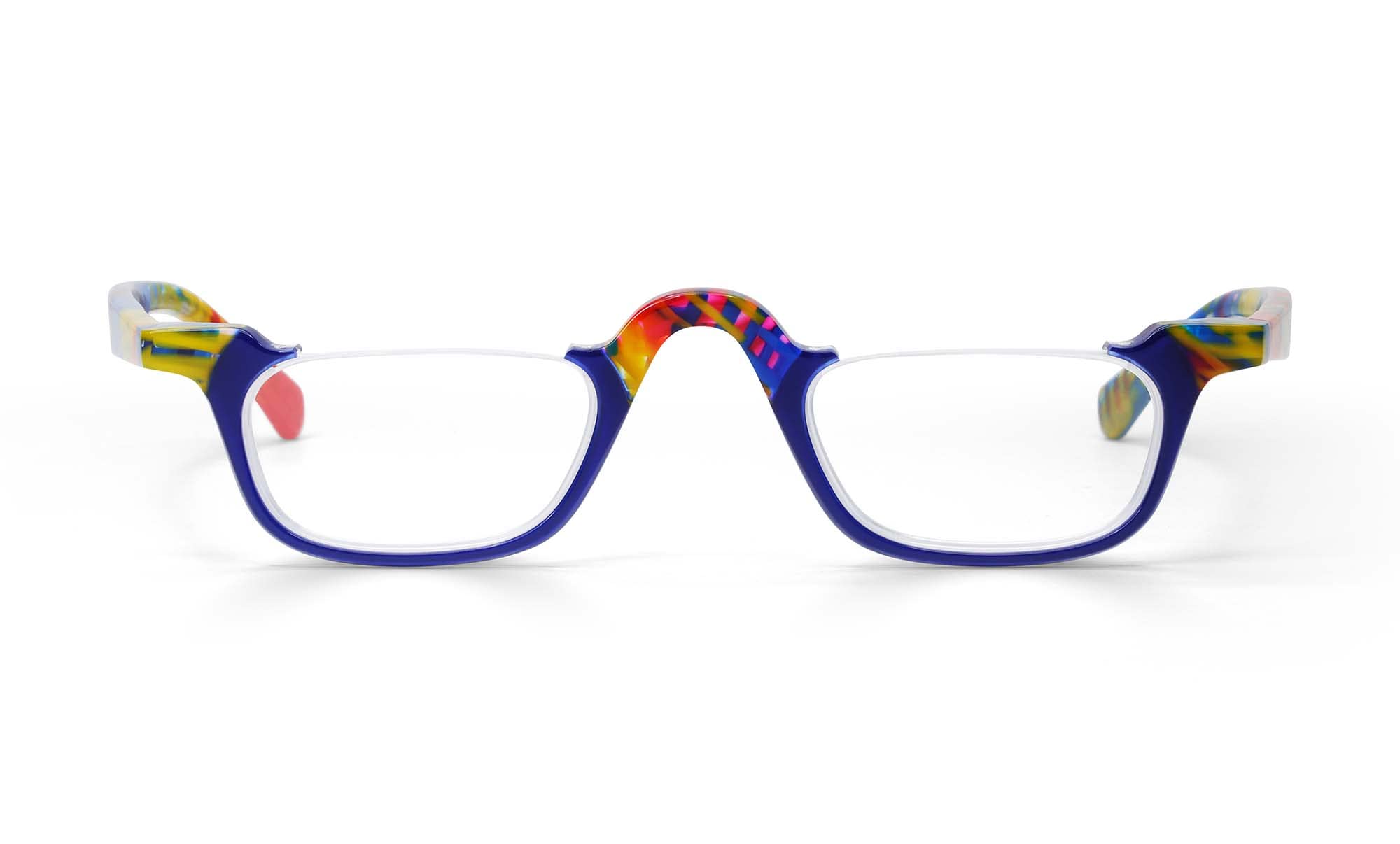 eyebobs - Untamed | Premium Reading Glasses for Men & Women | Half-Rim Lightweight Frames | 0.0x to 4.0x Magnification | Perfect for Office, Reading & Computer Work