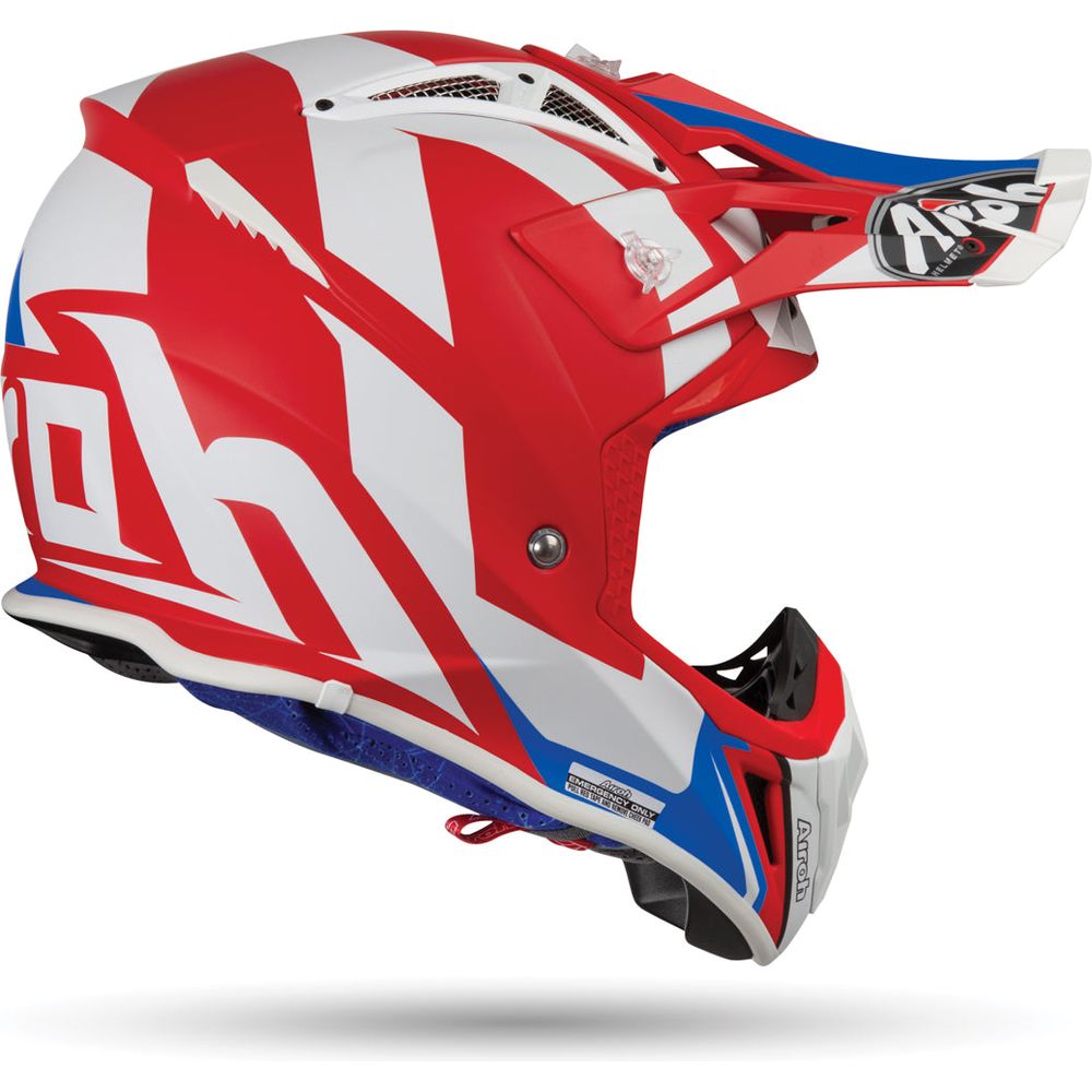 Airoh Aviator 2.3 Bigger Red Motorcycle Helmet - DOT Certified Full Face Helmet for Men & Women - Lightweight & Comfortable for Street Biking, Racing & Cruising