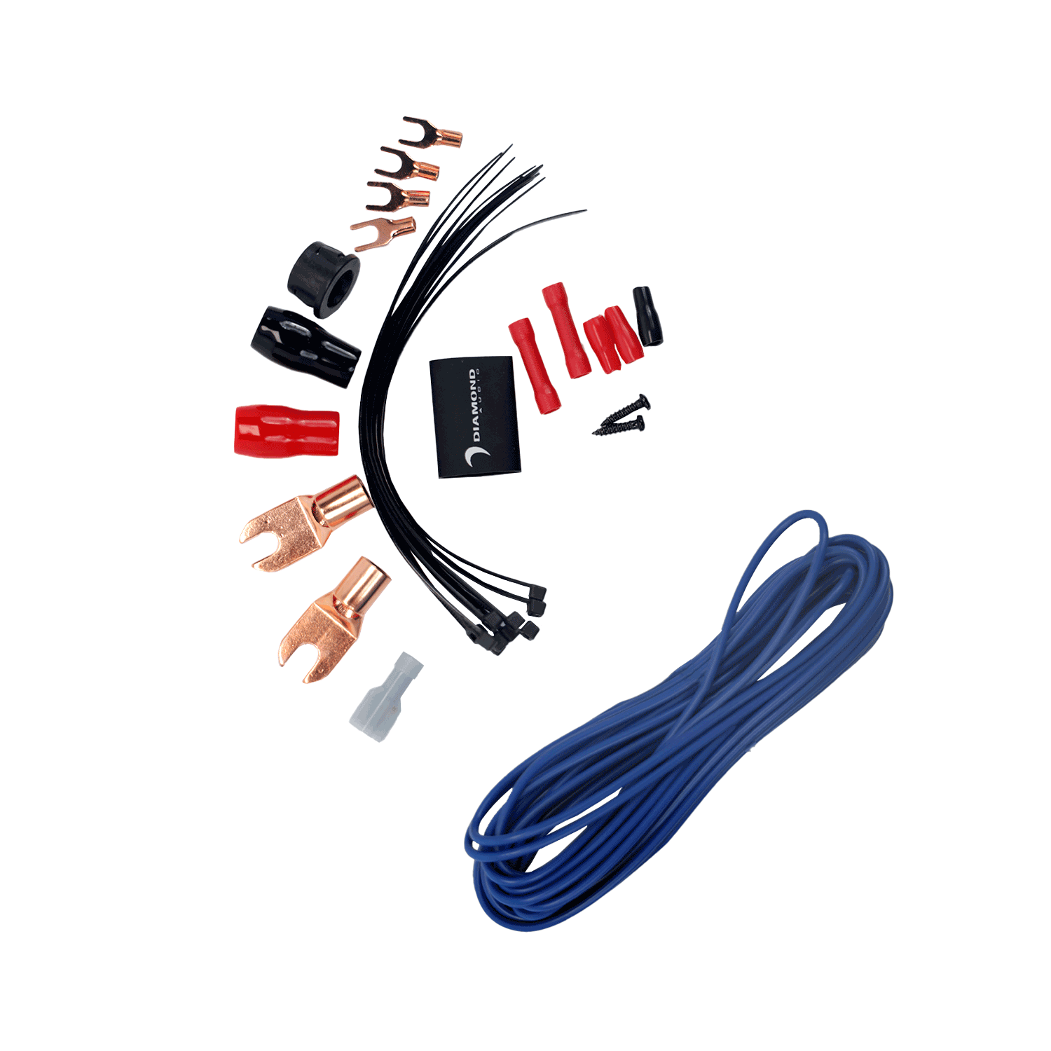 HX42 2 Channel 4 Gauge Car Amplifier Installation Kit with RCA Interconnect & 20ft Speaker Cable - Perfect for Car Audio Systems, Home Theater Setup, and DIY Speaker Projects