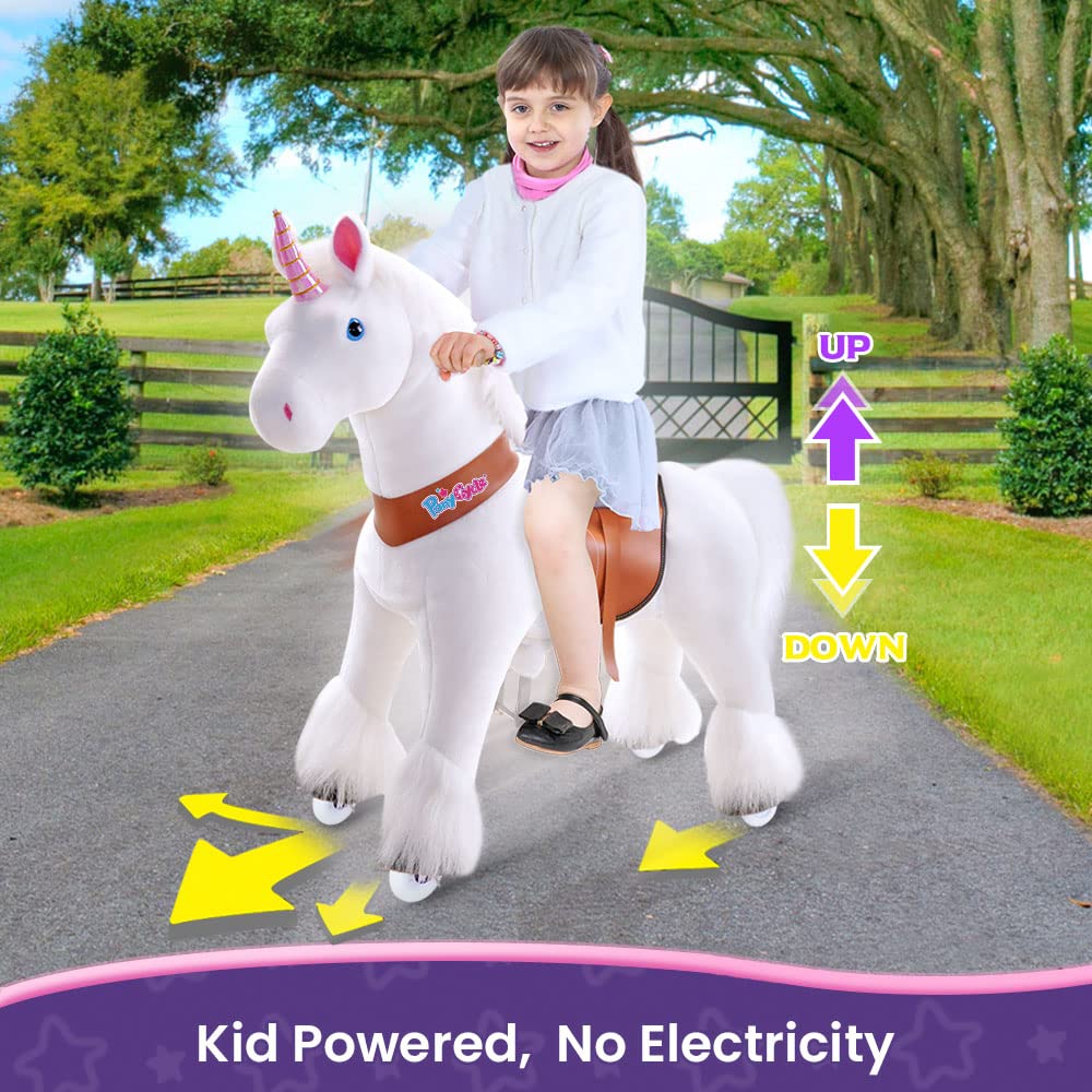 PonyCycle Unicorn Ride-On Toy for Kids Ages 3-5 | 30
