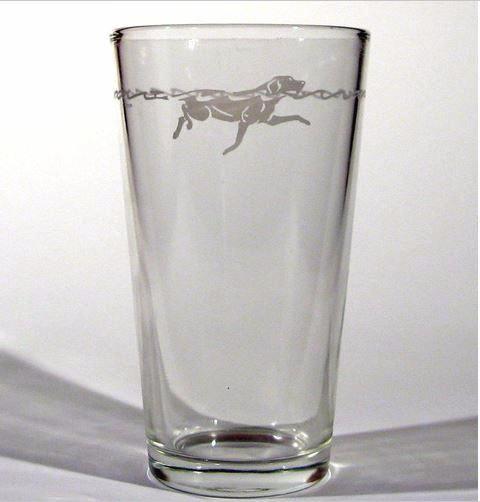 Premium Swimming Lab Drinking Glass Set - 16oz Shatterproof Tumblers, 4-Pack - Perfect for Pool Parties, Beach Outings & Summer BBQs