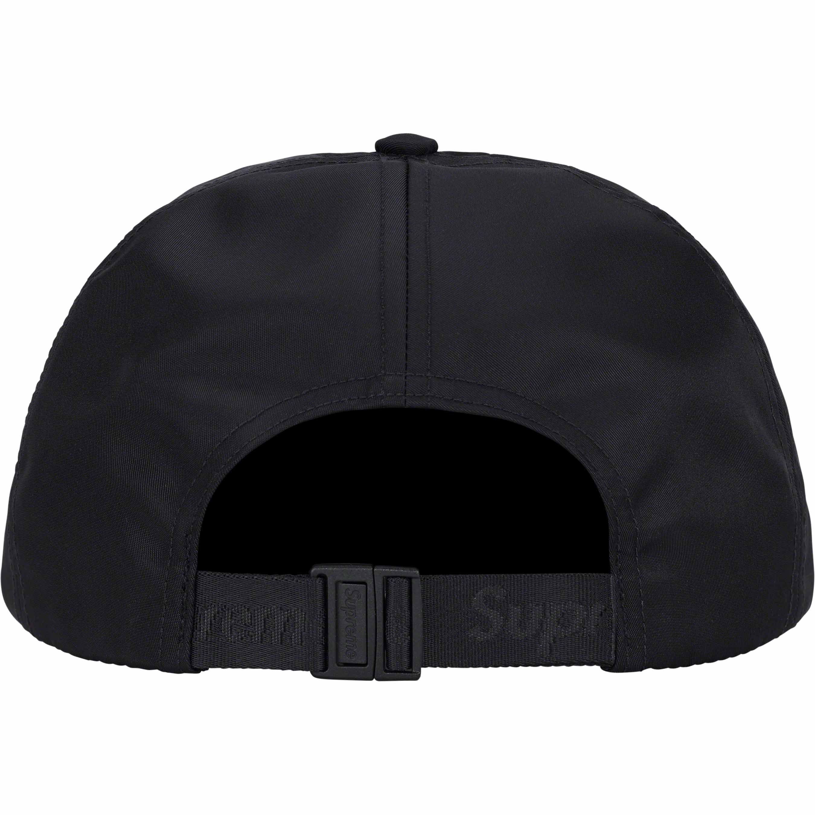 Supreme Enamel Logo 6-Panel Black Baseball Cap - Stylish Streetwear Accessory for Men & Women | Perfect for Urban Fashion, Hip-Hop Style & Outdoor Activities