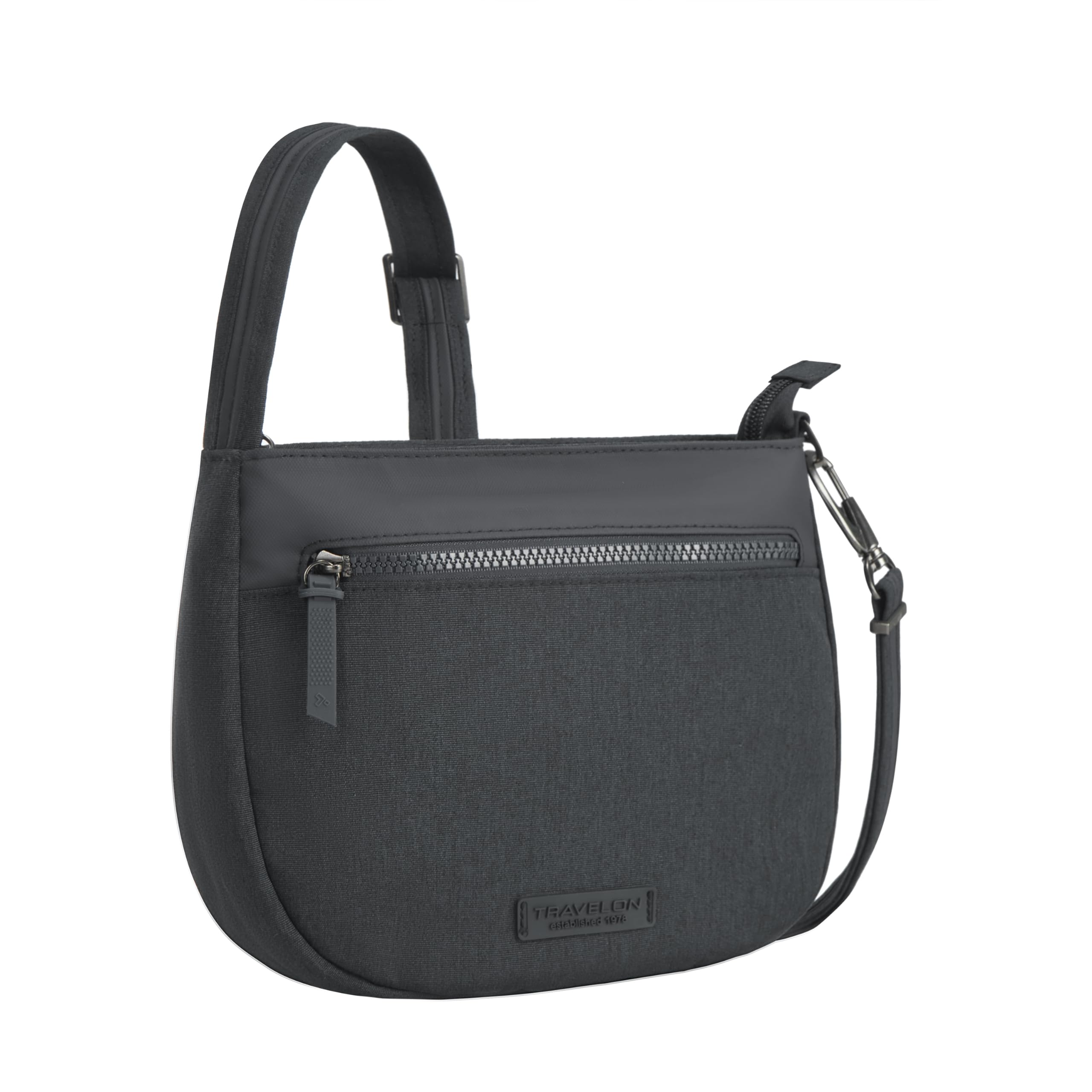 Travelon Anti-Theft Metro Saddle Crossbody Bag - Secure RFID Blocking Purse for Women - Perfect for Commuting, Travel & Daily Use