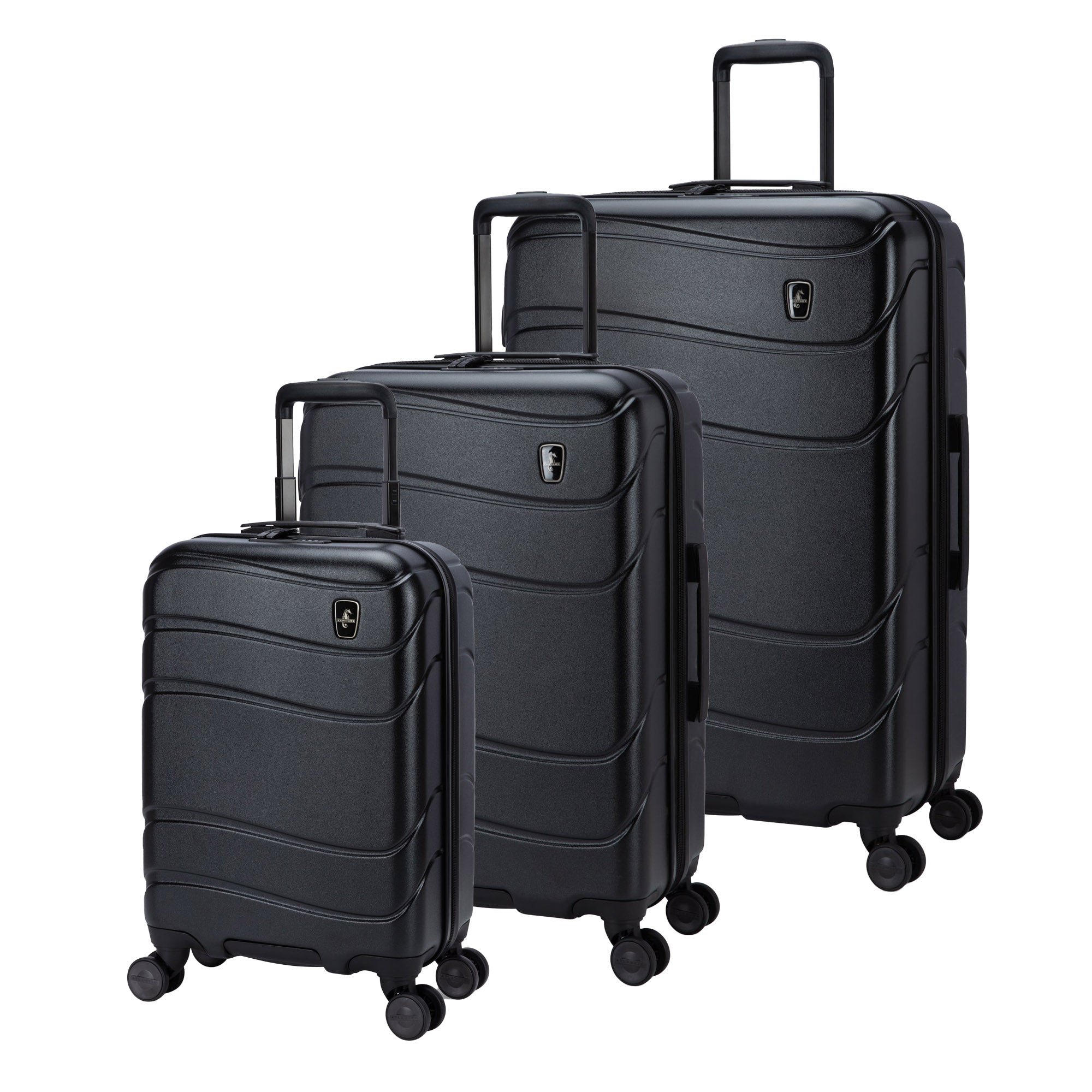Atlantic Transmarine 3-Piece Luggage Set - Lightweight Spinner Suitcase with TSA Lock, Perfect for Travel, Business Trips & Vacations
