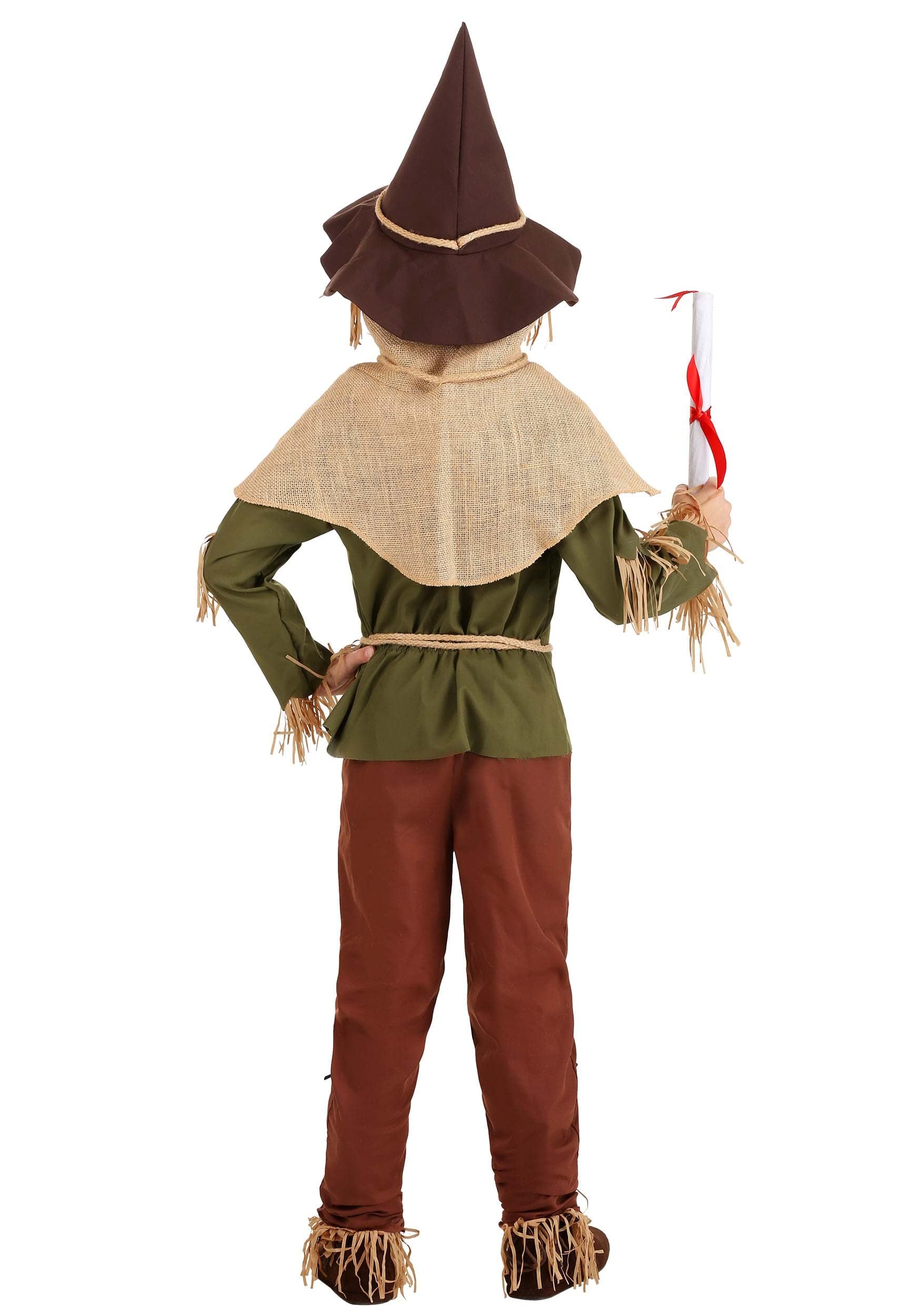 Kids Wizard of Oz Scarecrow Costume - Halloween Dress Up, Book Character Cosplay, School Play Outfit