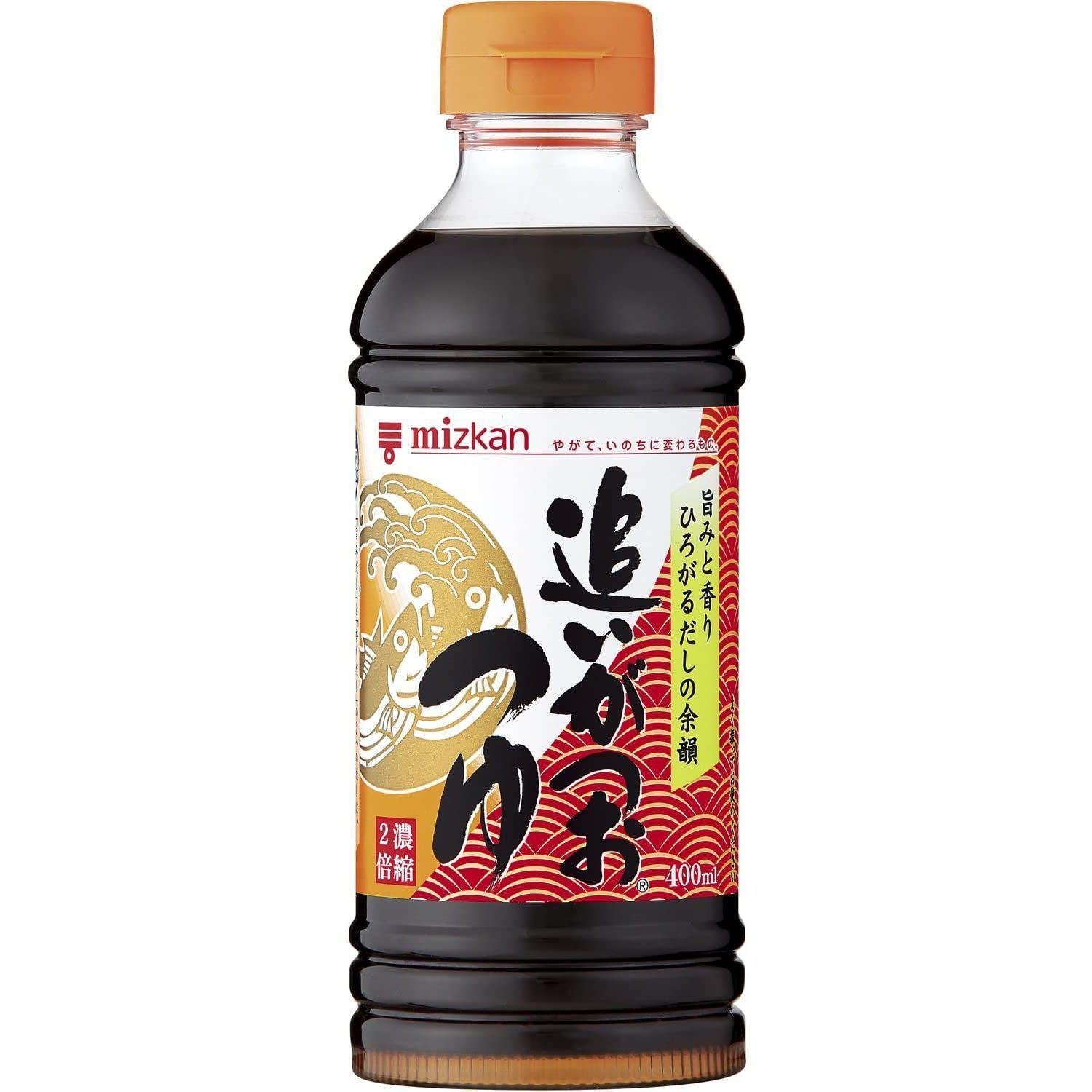 Premium Mizkan Oigatsuo Tsuyu Sauce - Authentic Japanese Soup Base (400ml) - Perfect for Udon, Soba & Hot Pot Broth