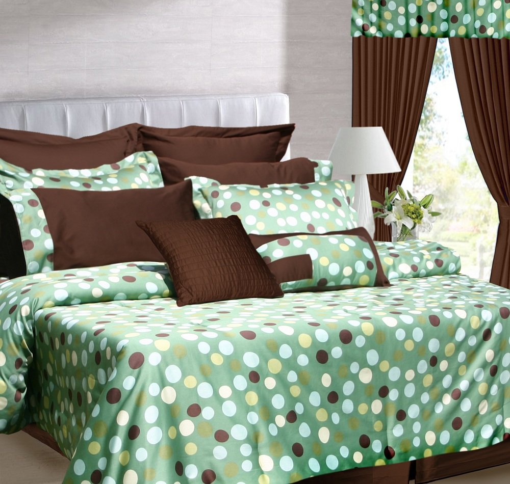 Tribeca Living Dubai 24-Piece Queen Size Bed in a Bag Set - Includes Sheet Set, Comforter & Pillowcases - Complete Bedroom Solution for Home, Hotel or Guest Room Decor
