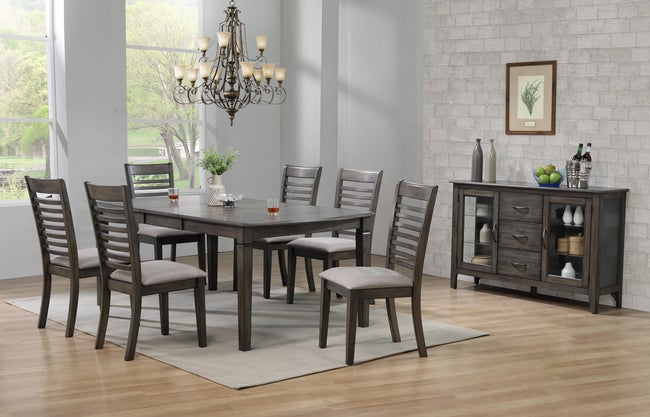 Annapolis 6-Piece Dining Table Set - Modern Wood Kitchen Table and Chairs for Small Spaces - Perfect for Breakfast Nook, Apartment, or Cozy Home Dining