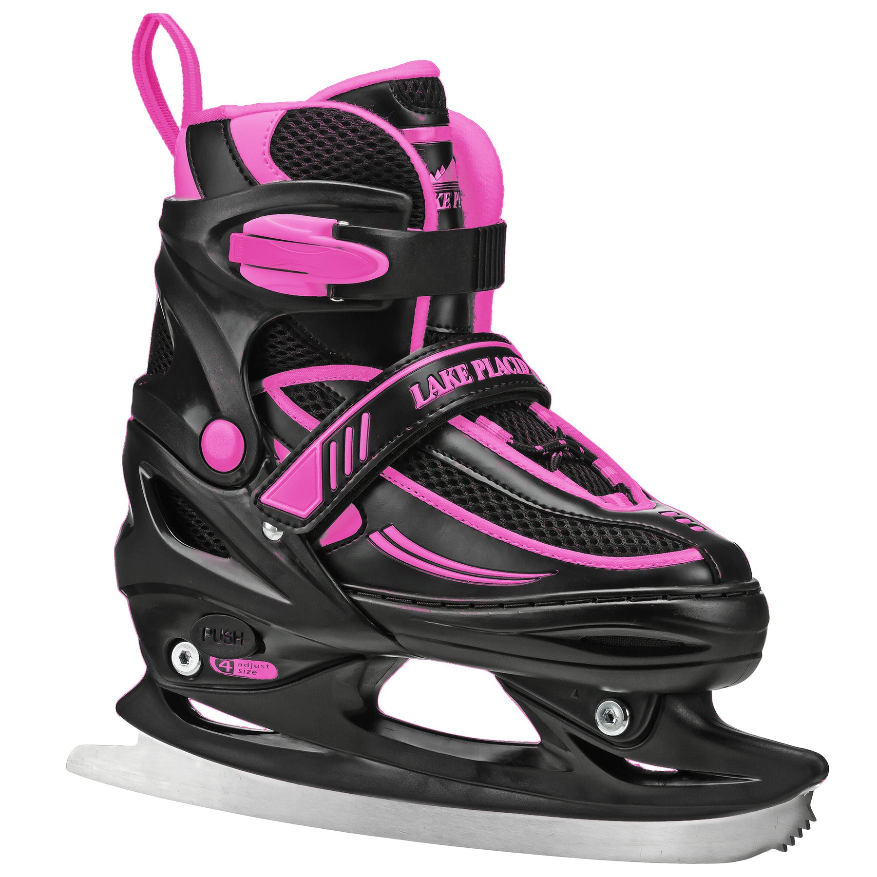Lake Placid Summit Adjustable Ice Skates for Girls - Comfortable & Durable Figure Skates for Beginners & Kids - Perfect for Ice Rinks, Outdoor Skating & Winter Sports