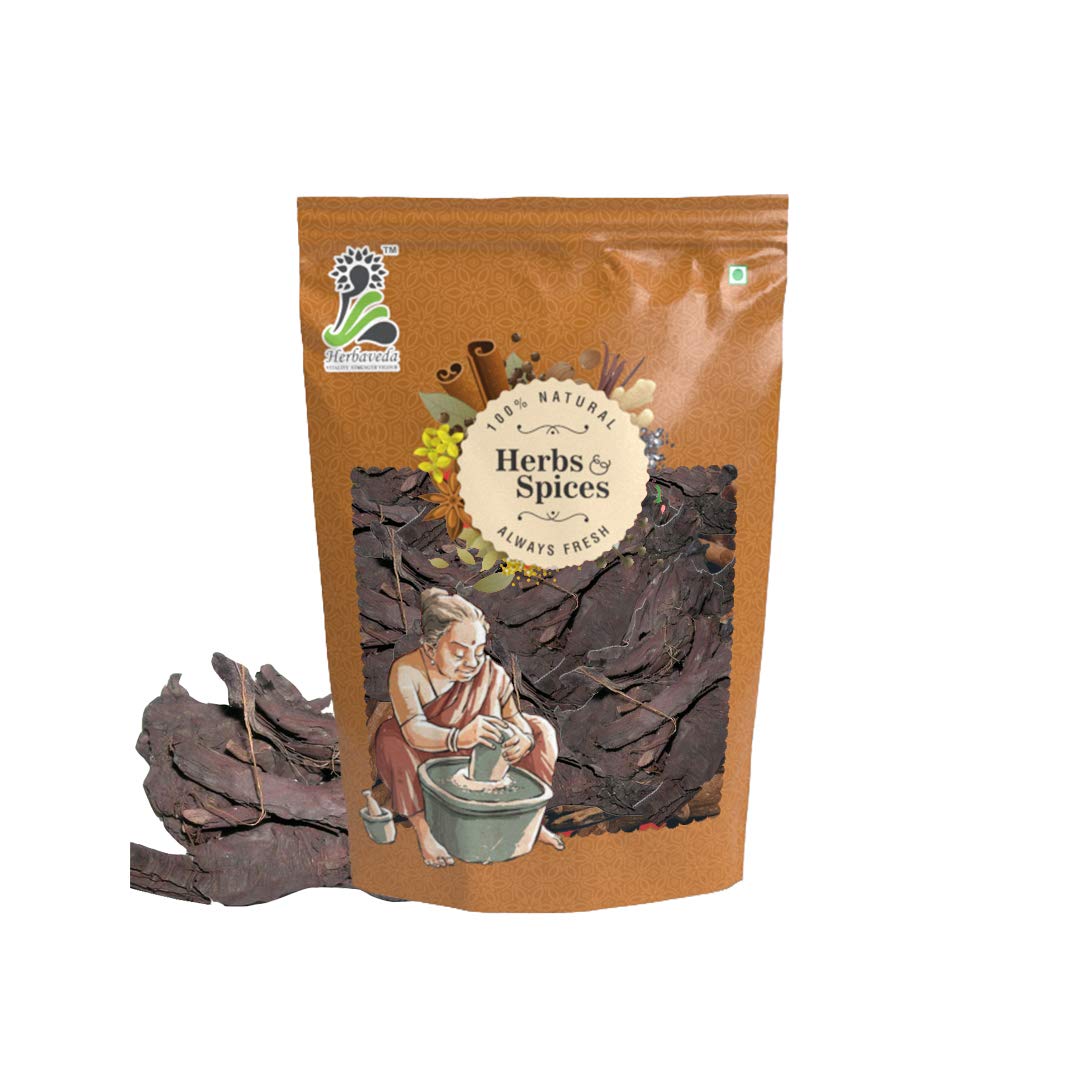 Herbaveda Pure Ratanjot Root Powder 50g | Natural Alkanet Root Powder (Alkanna Tinctoria/Onosma Echioides) | Ratanjot Chal Powder for Hair Dye, Lipstick & Natural Cosmetics | Vegan & Organic Herbal Ingredient