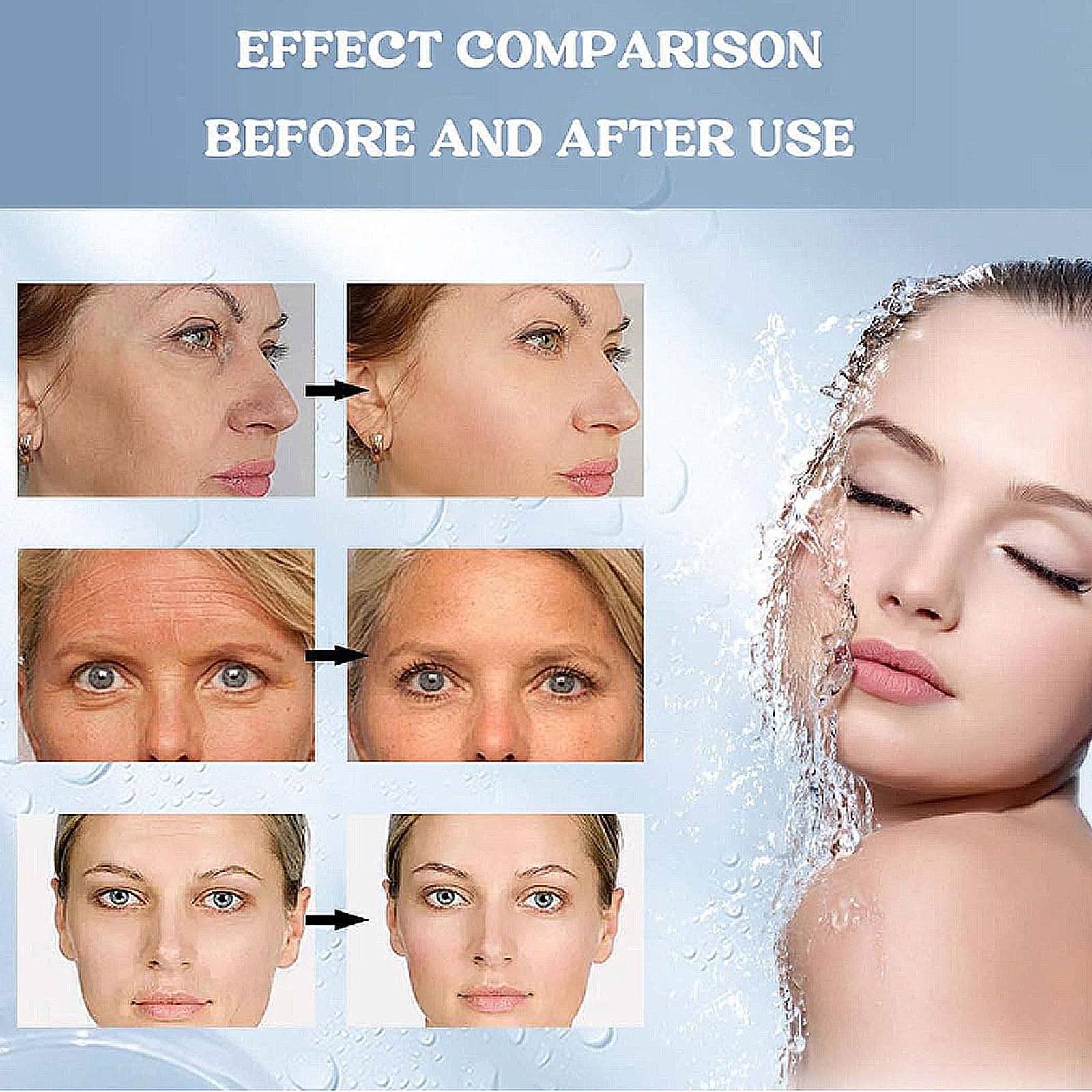 Dpoiex Anti-Wrinkle Collagen Face Mask - Overnight Deep Hydration & Lifting Treatment for Wrinkles - Perfect for Nighttime Skincare Routine & Spa Days