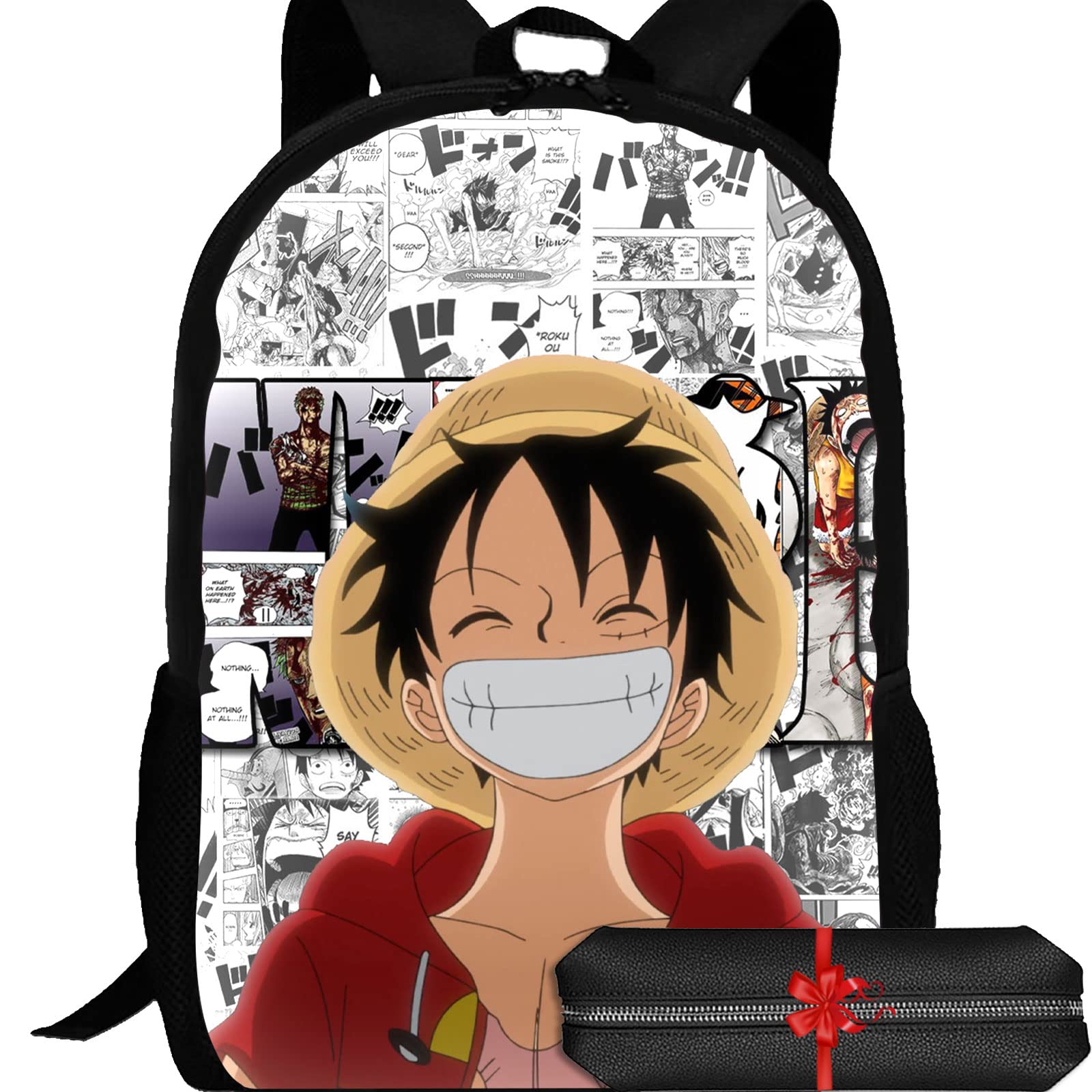3D Printed Anime Backpack for Boys - Cool School & Travel Backpack with Casual Design | Perfect for School, Outdoor Adventures & Daily Use